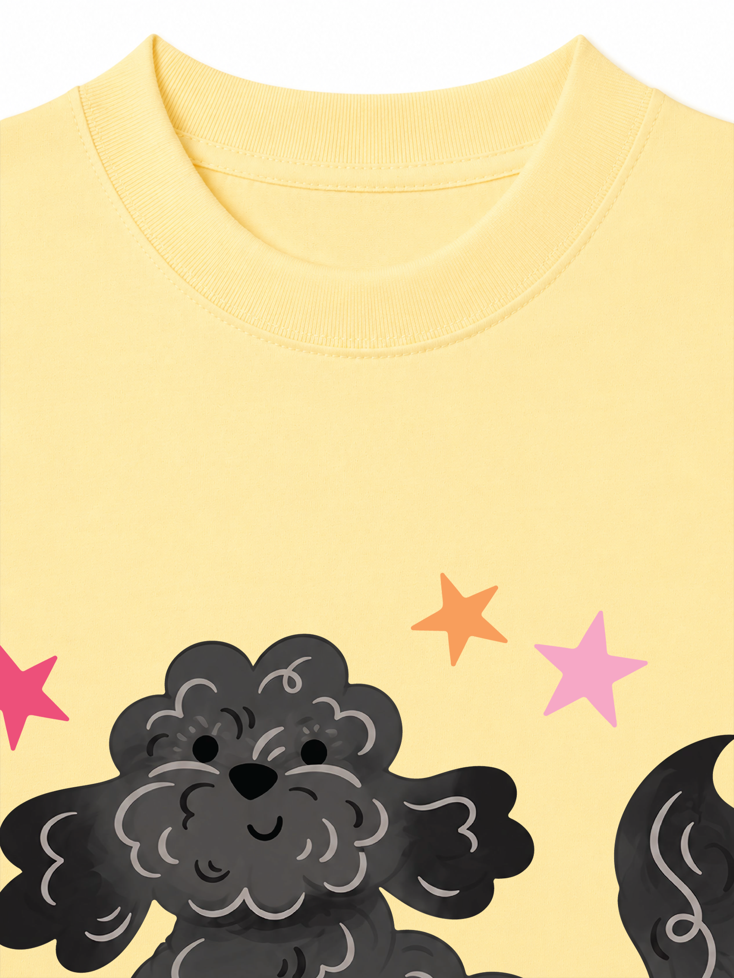 Áo Thun Relaxed Fit Soft Paw Poodle And Bling Ball