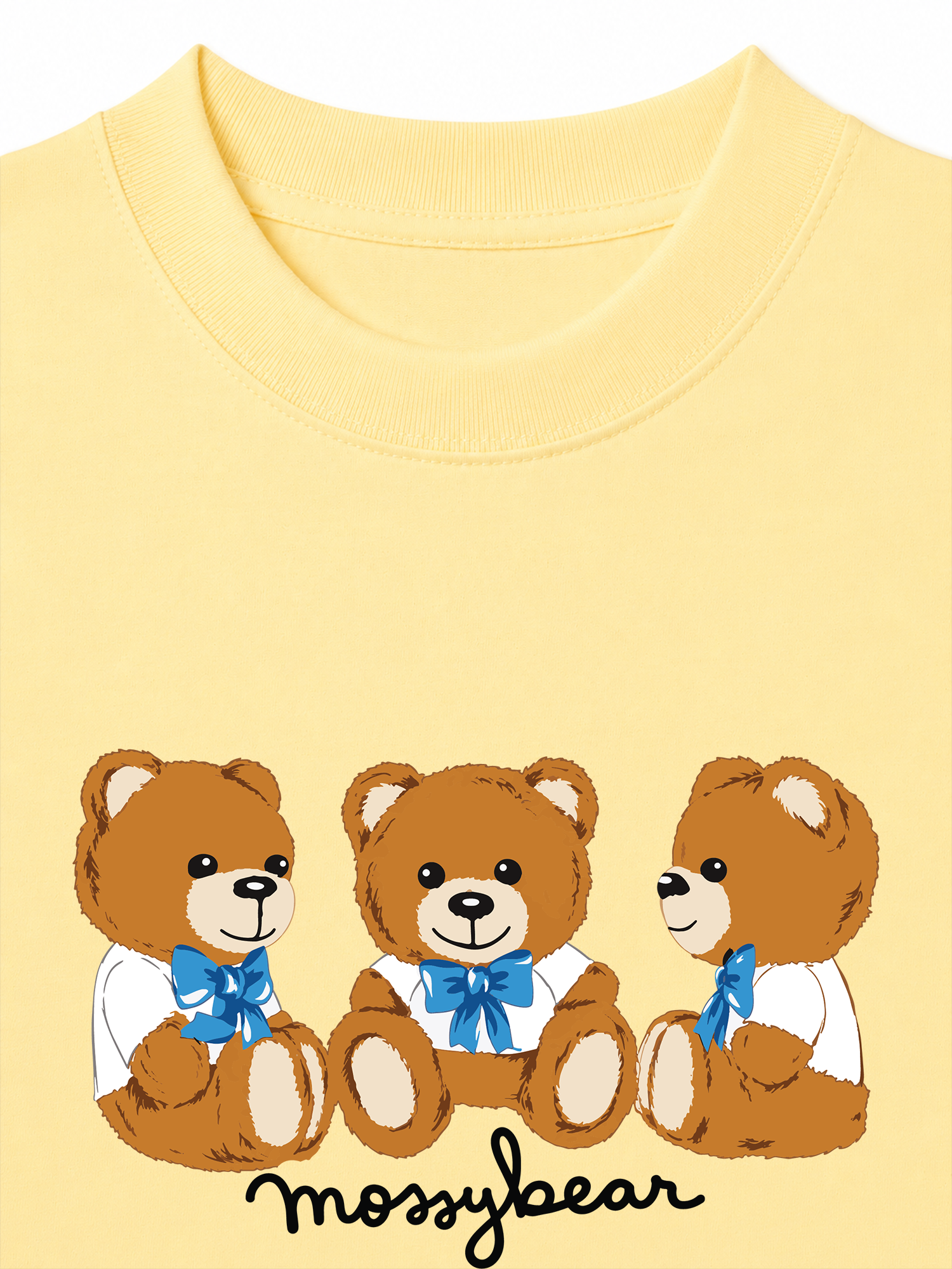 Áo Thun Relaxed Fit Mossy Bear Three Bear