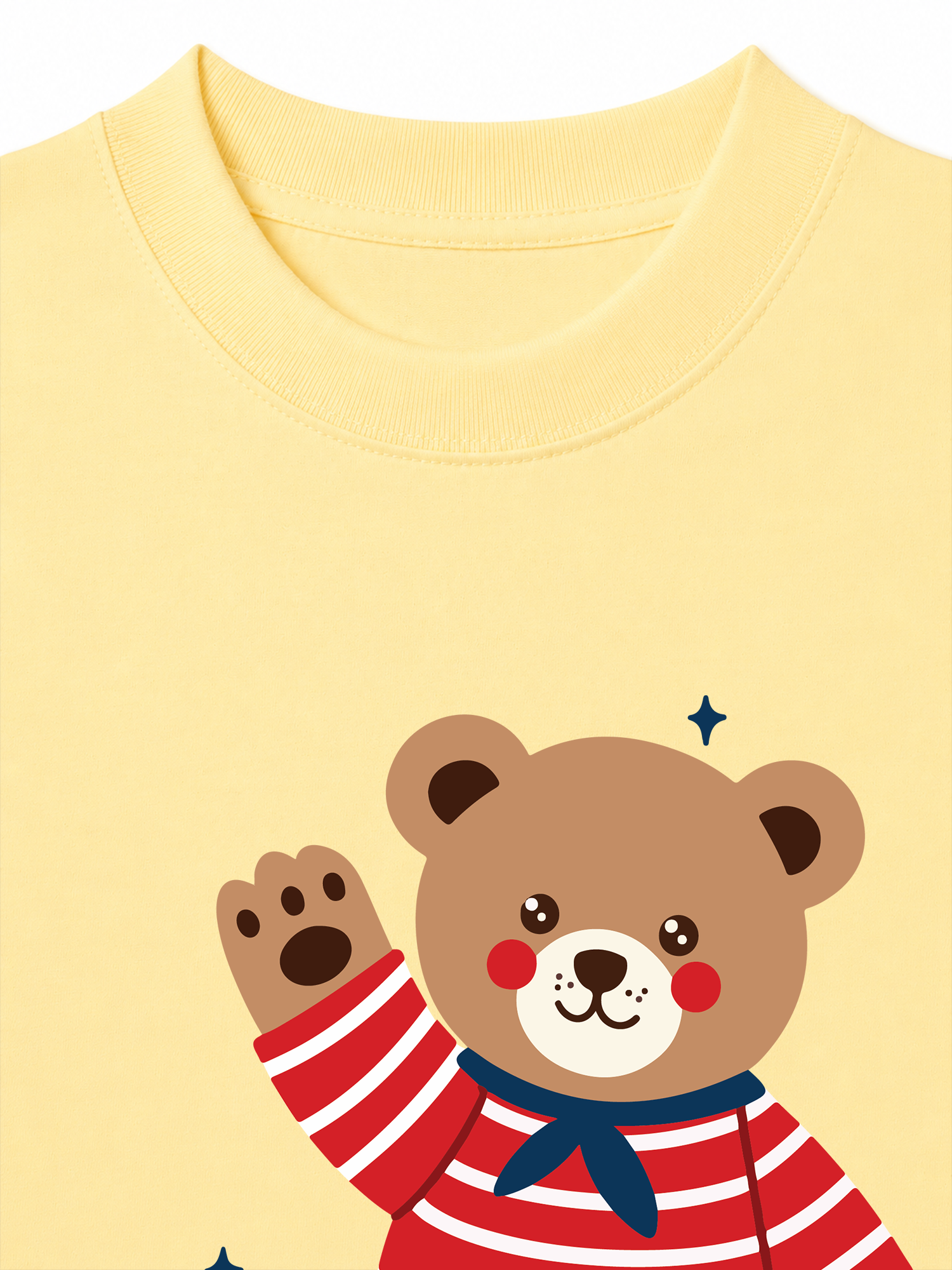 Áo Thun Relaxed Fit Bear Town Bear With Books