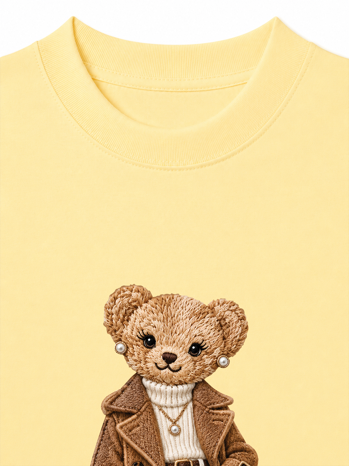 Áo Thun Relaxed Fit Bear With Trend Coat