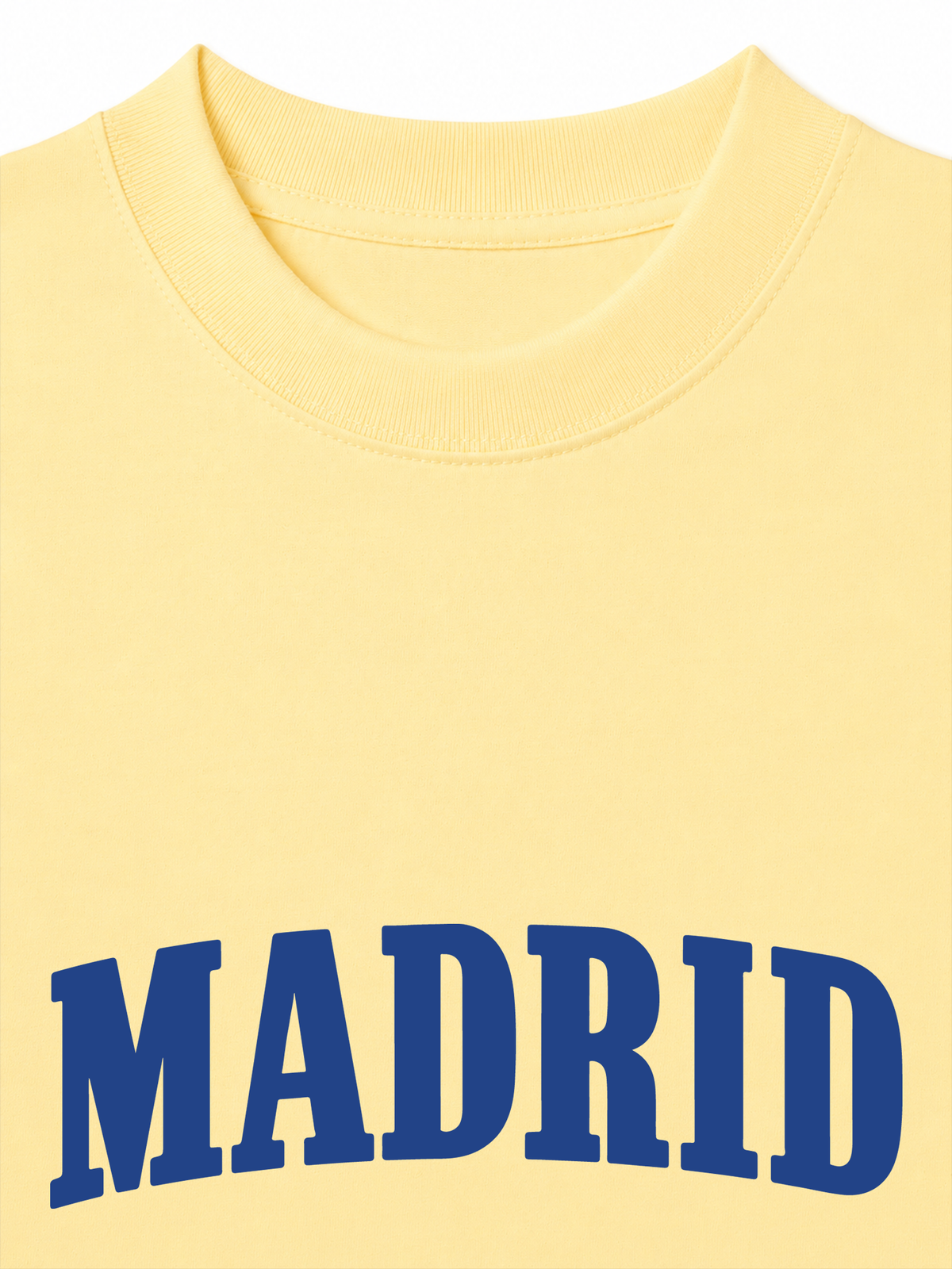 Áo Thun Relaxed Fit Basic Blue Madrid