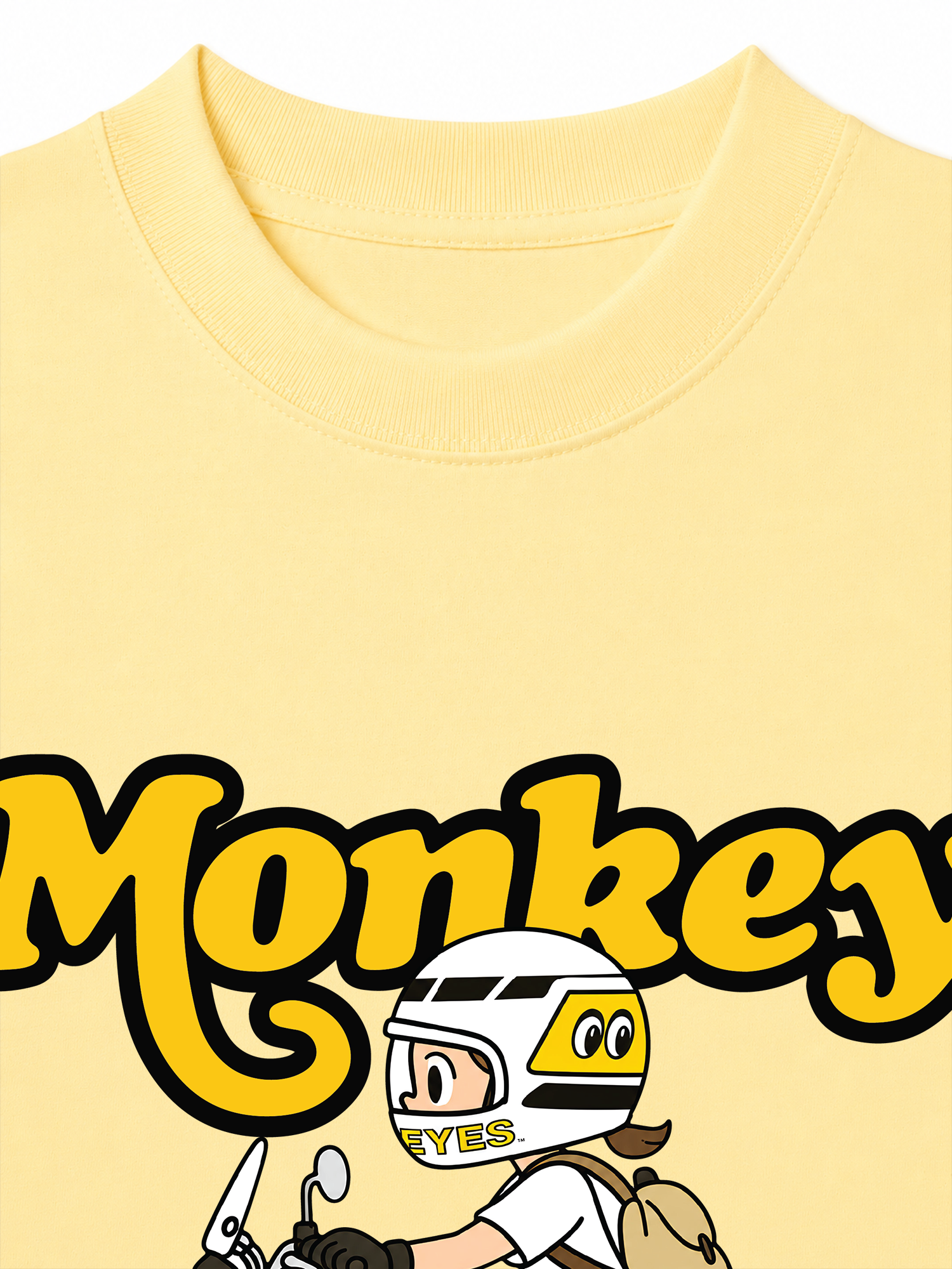 Áo Thun Relaxed Fit Motobike Monkey