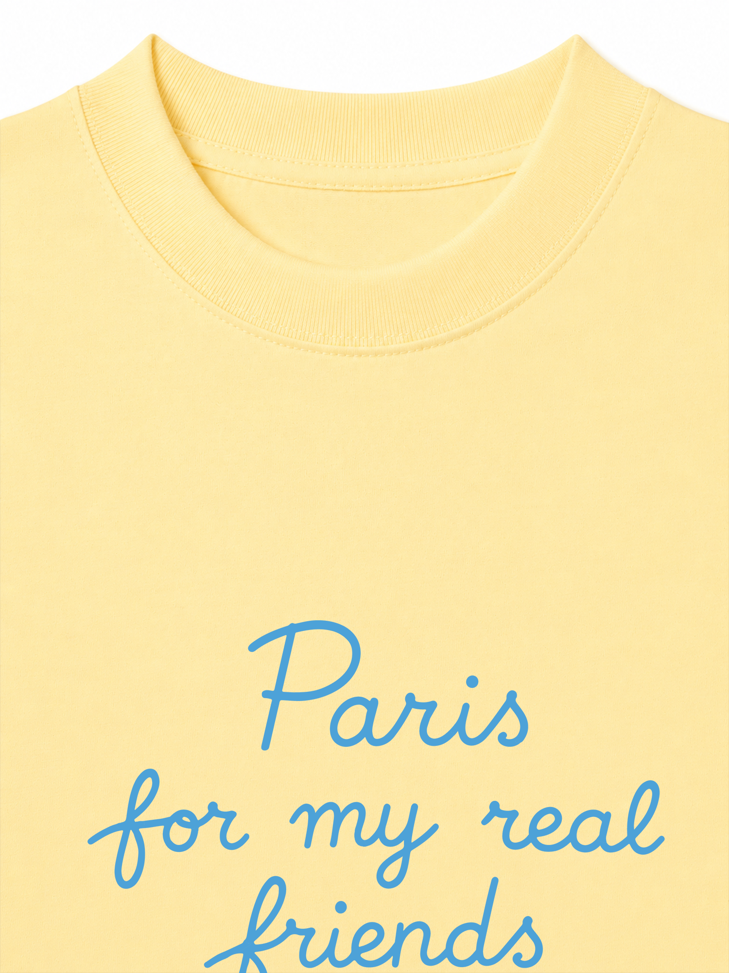 Áo Thun Relaxed Fit Paris For Real Friend