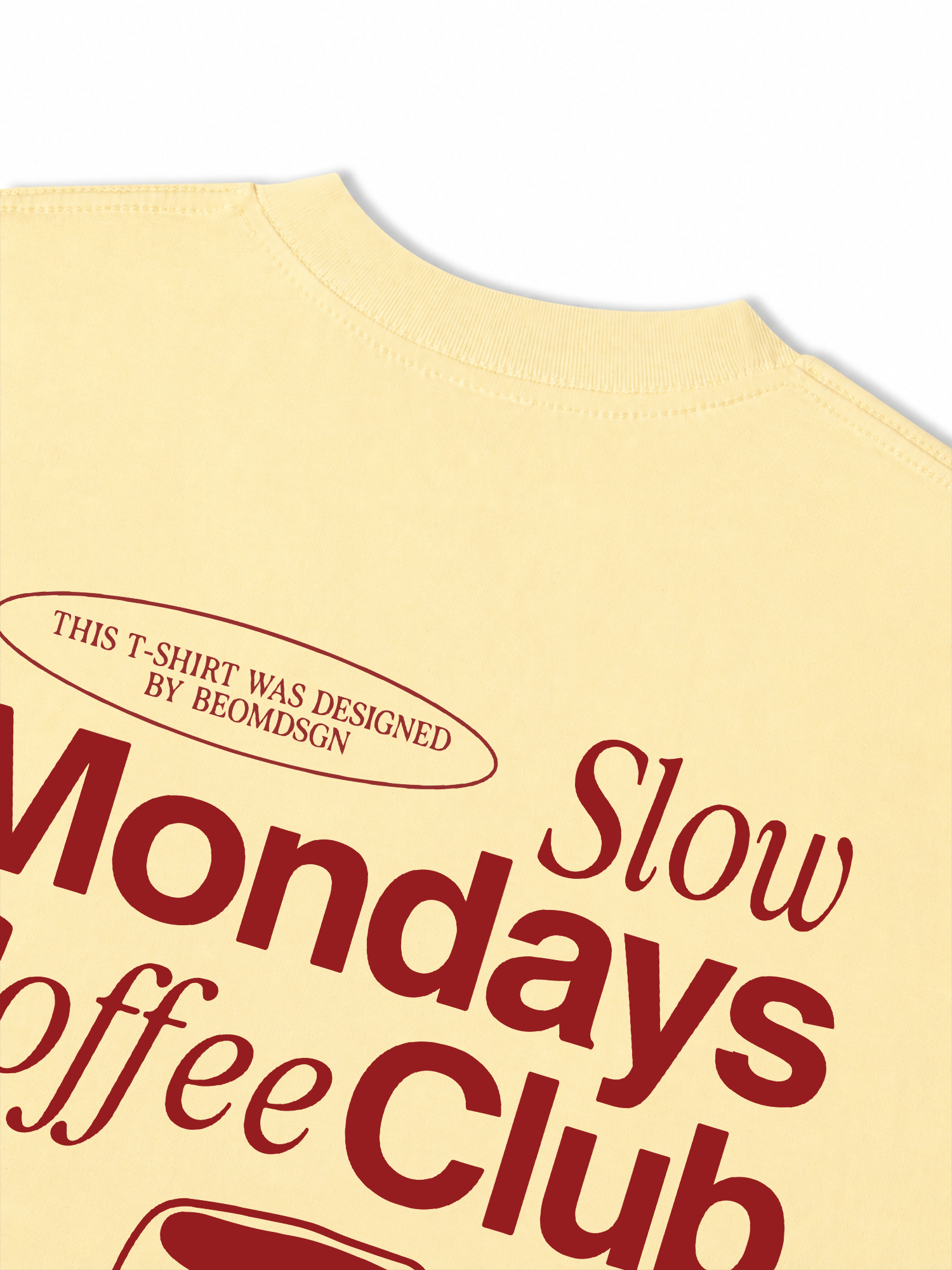 Áo Thun Relaxed Fit Slow Monday Coffee Club