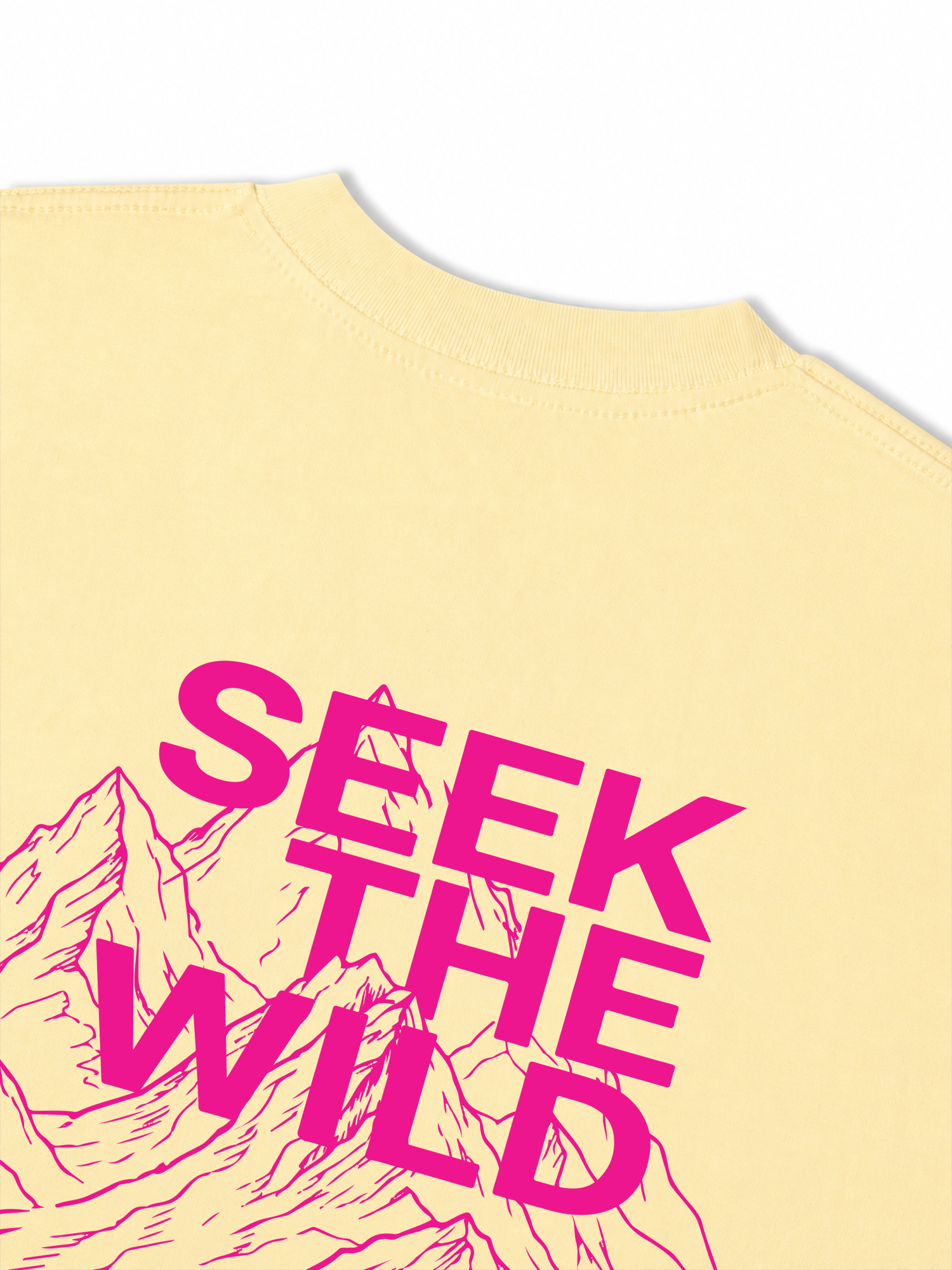 Áo Thun Relaxed Fit Adventure Pink Seek The Wild 9