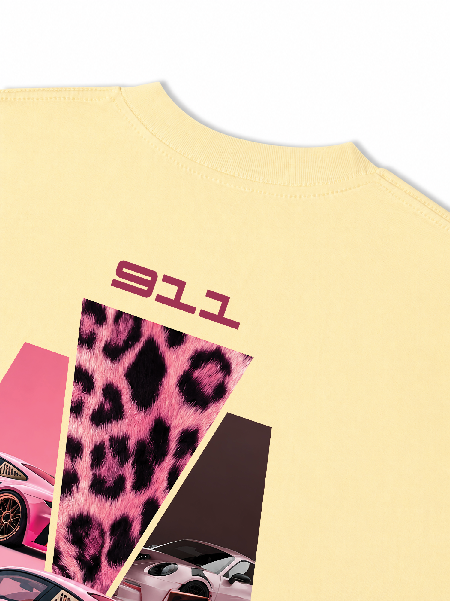 Áo Thun Relaxed Fit Leopard Pink 911