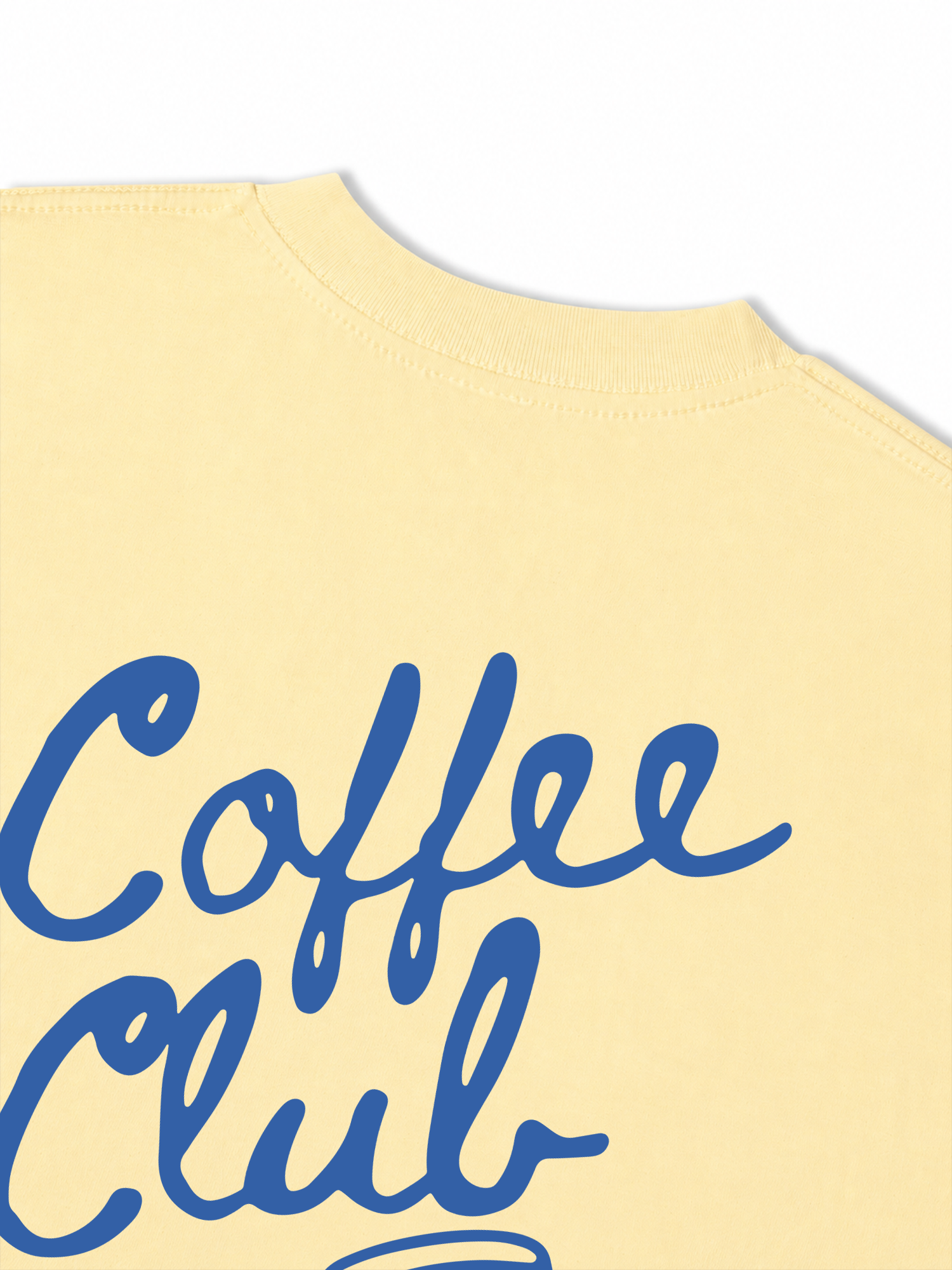 Áo Thun Relaxed Fit Coffee Club Blue