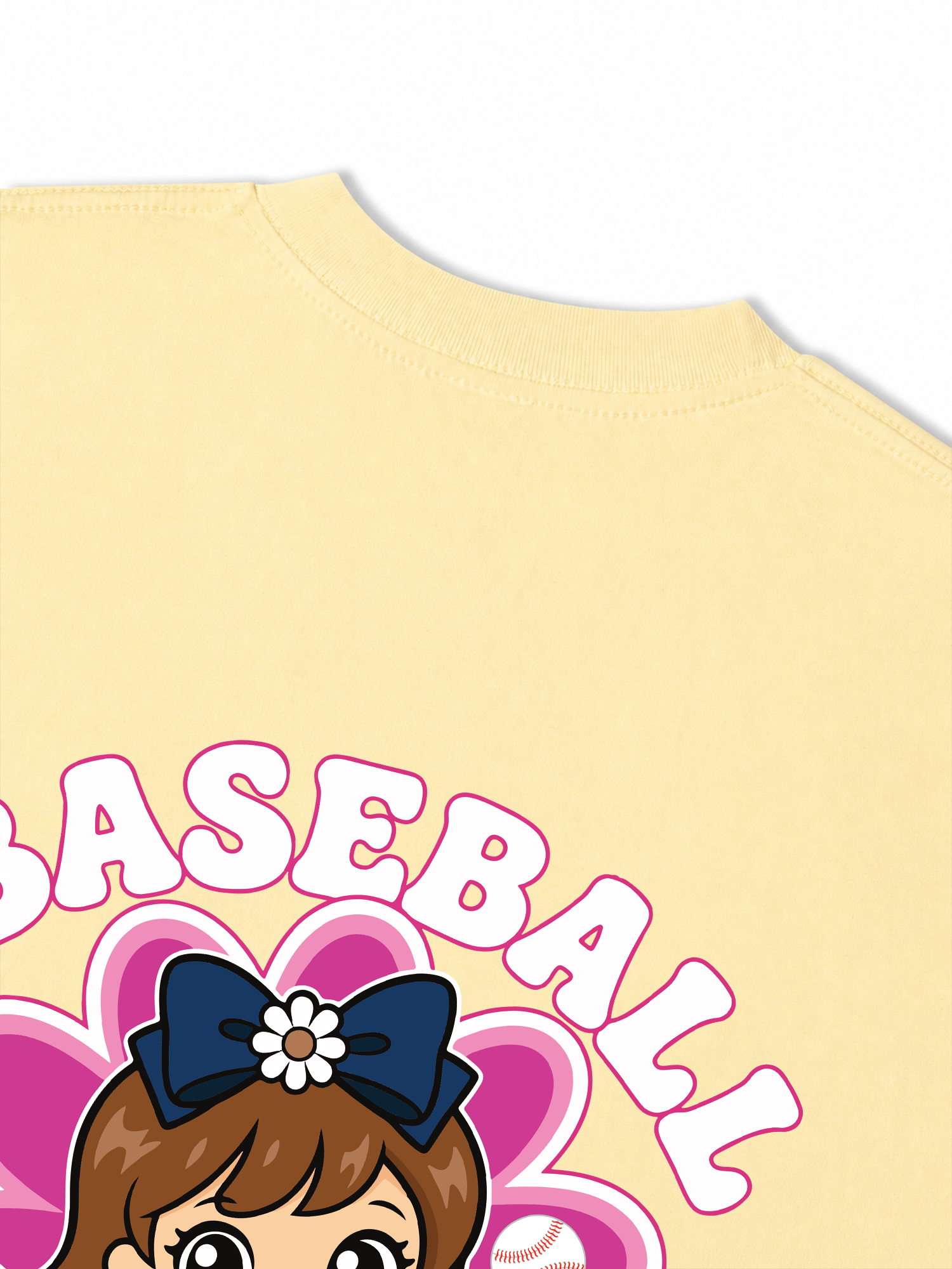 Áo Thun Relaxed Fit Baseball Pink SF