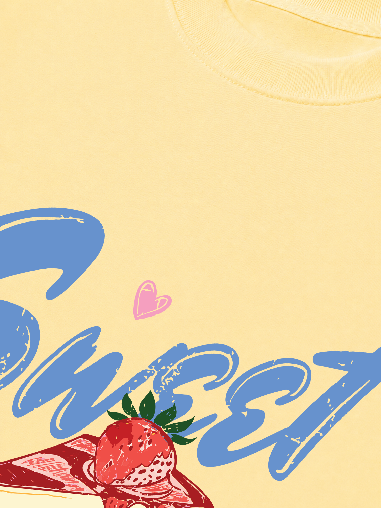 Áo Thun Relaxed Fit Sweet Cutie Strawberries