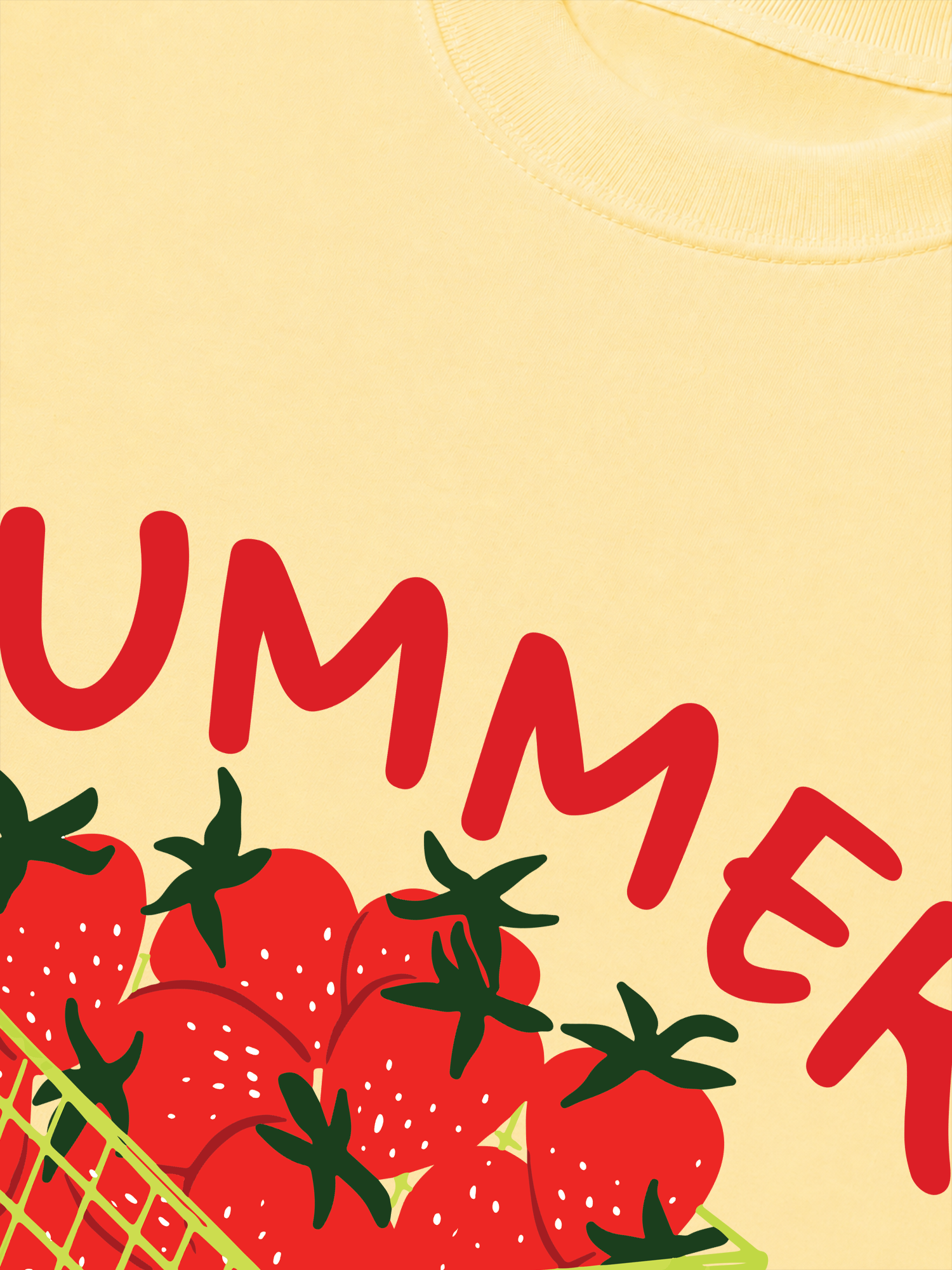Áo Thun Relaxed Fit Tropical Strawberry