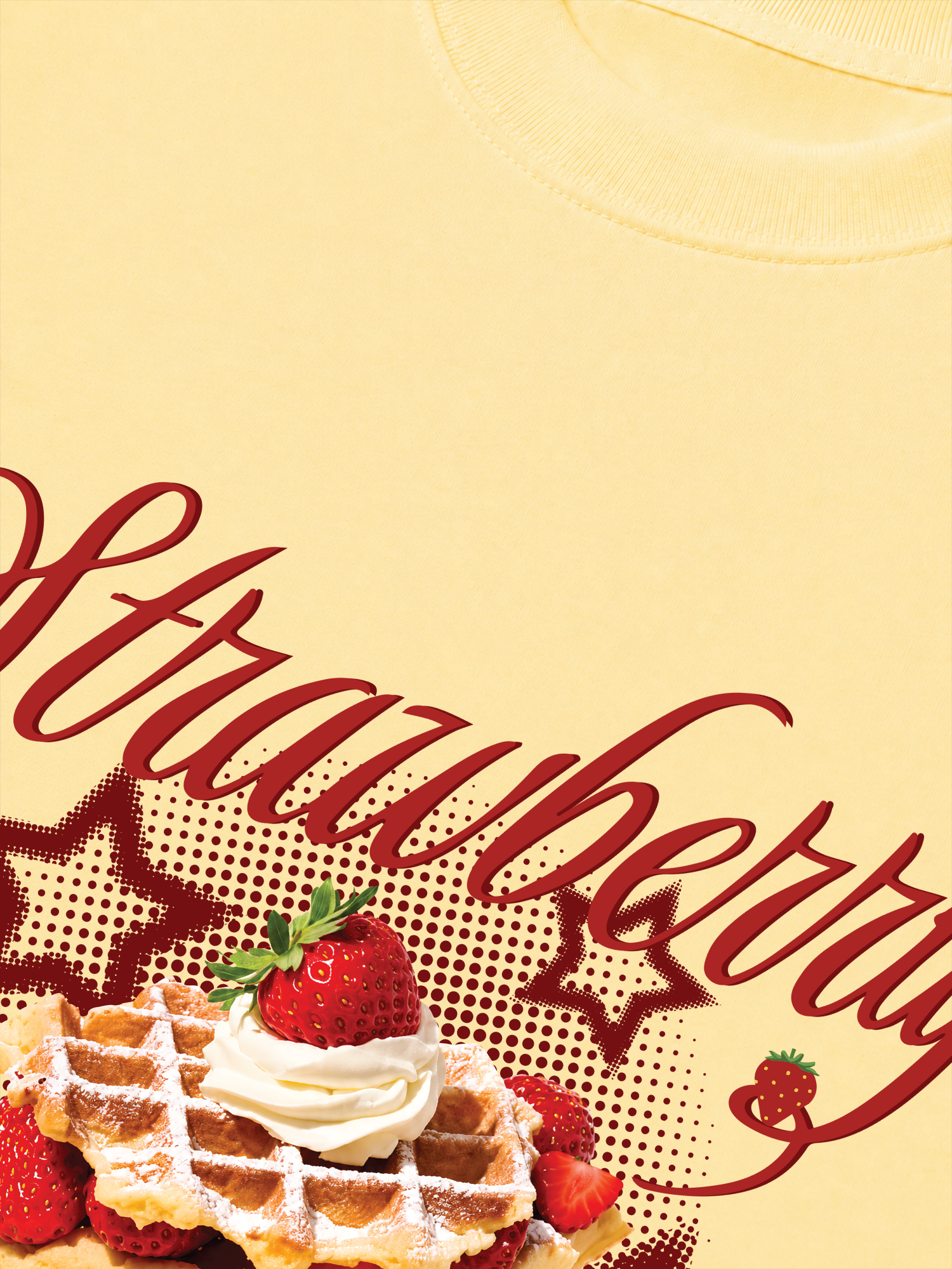Áo Thun Relaxed Fit Strawberry With Star