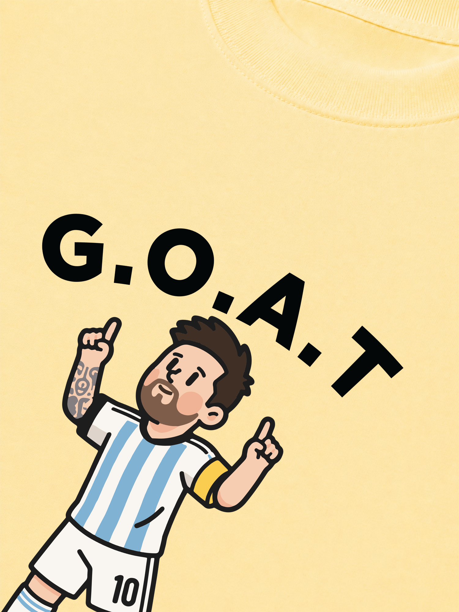 Áo Thun Relaxed Fit Soccer GOAT