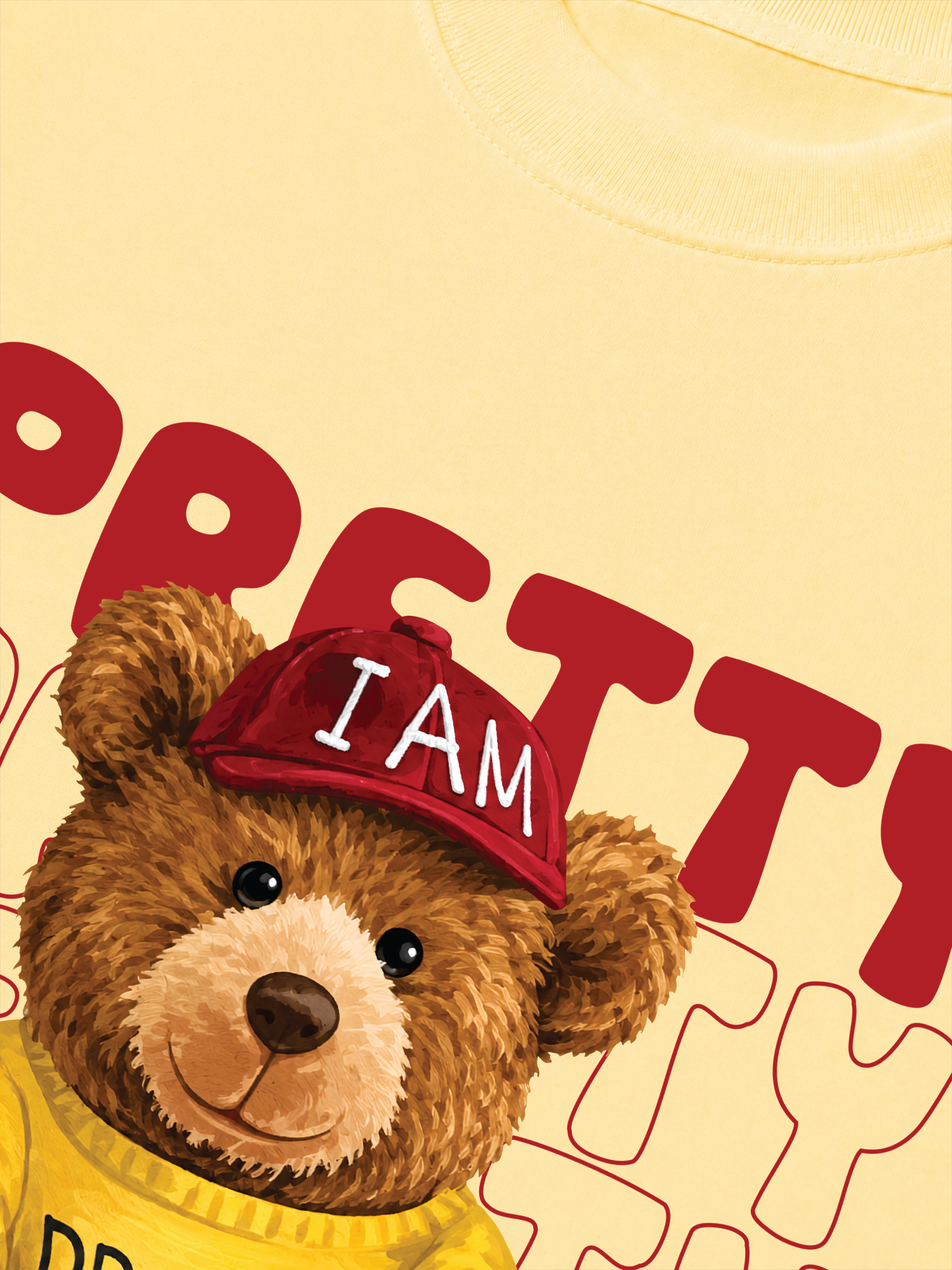 Áo Thun Relaxed Fit Bear Town Pretty Bear
