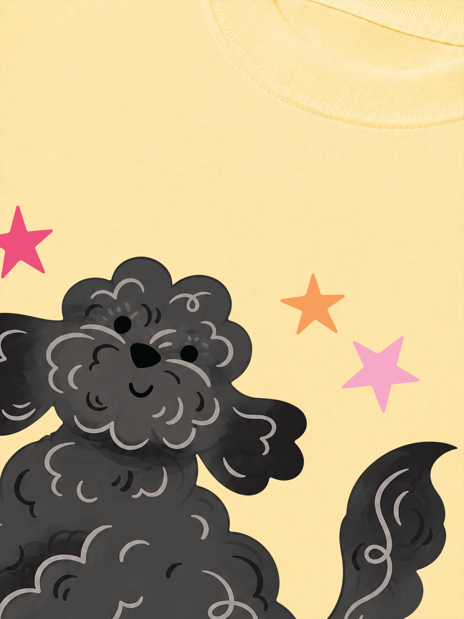 Áo Thun Relaxed Fit Soft Paw Poodle And Bling Ball
