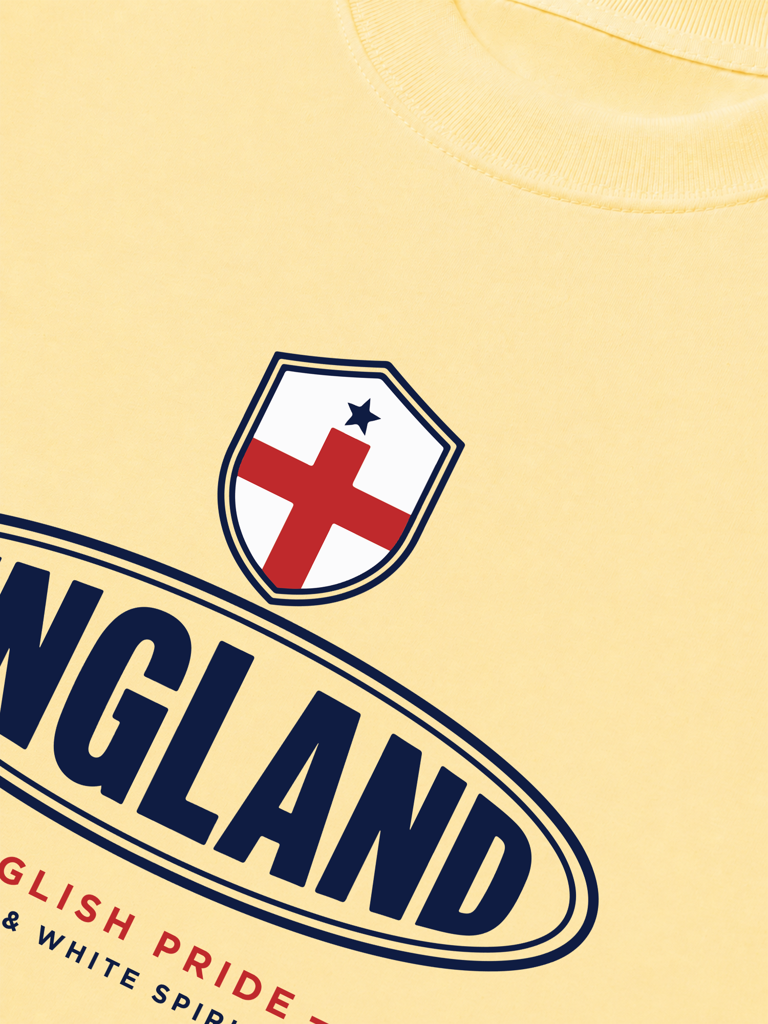 Áo Thun Relaxed Fit Soccer England Red White Spirit