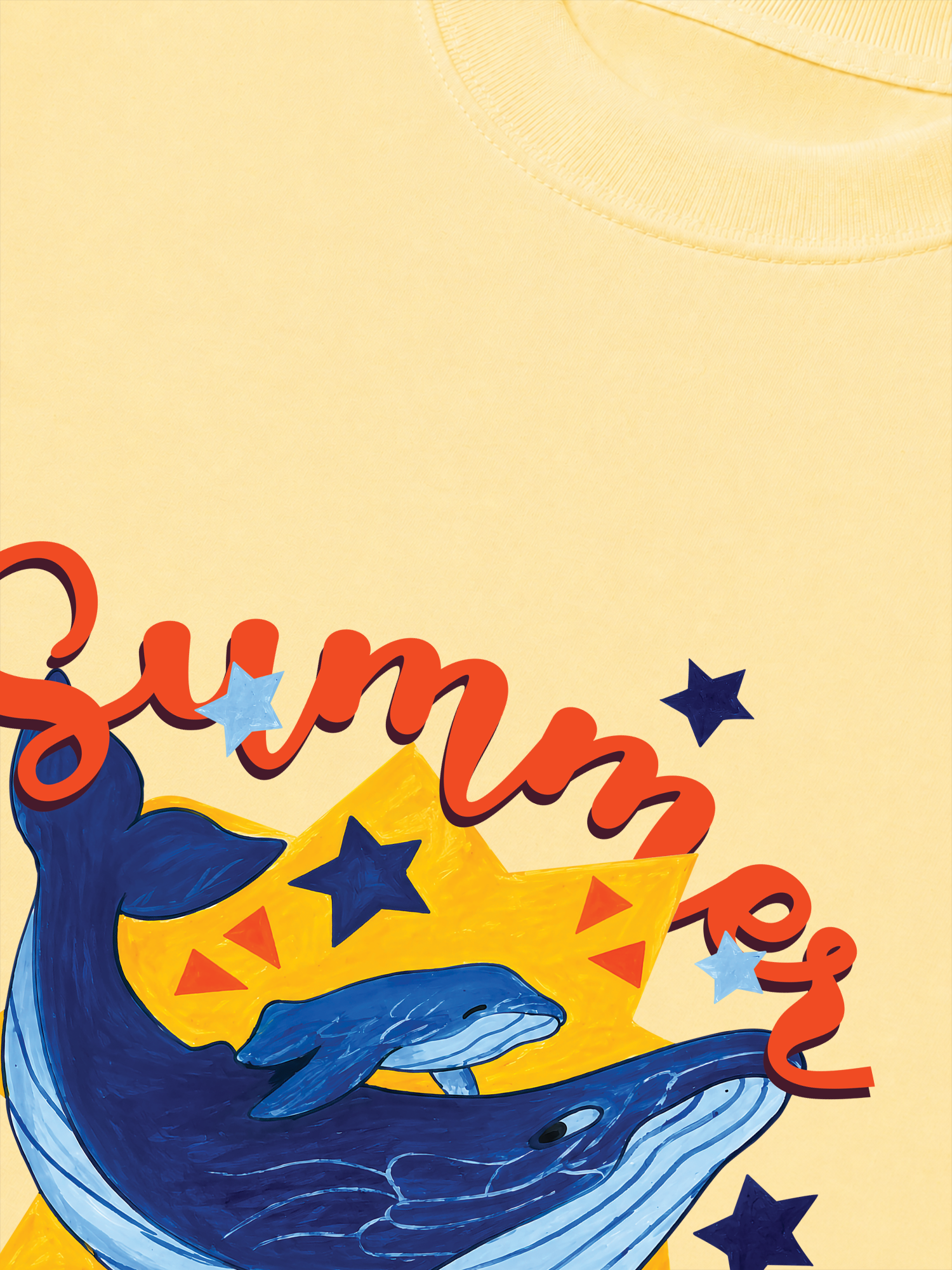 Áo Thun Relaxed Fit Tshirt Tropical Summer Vibes