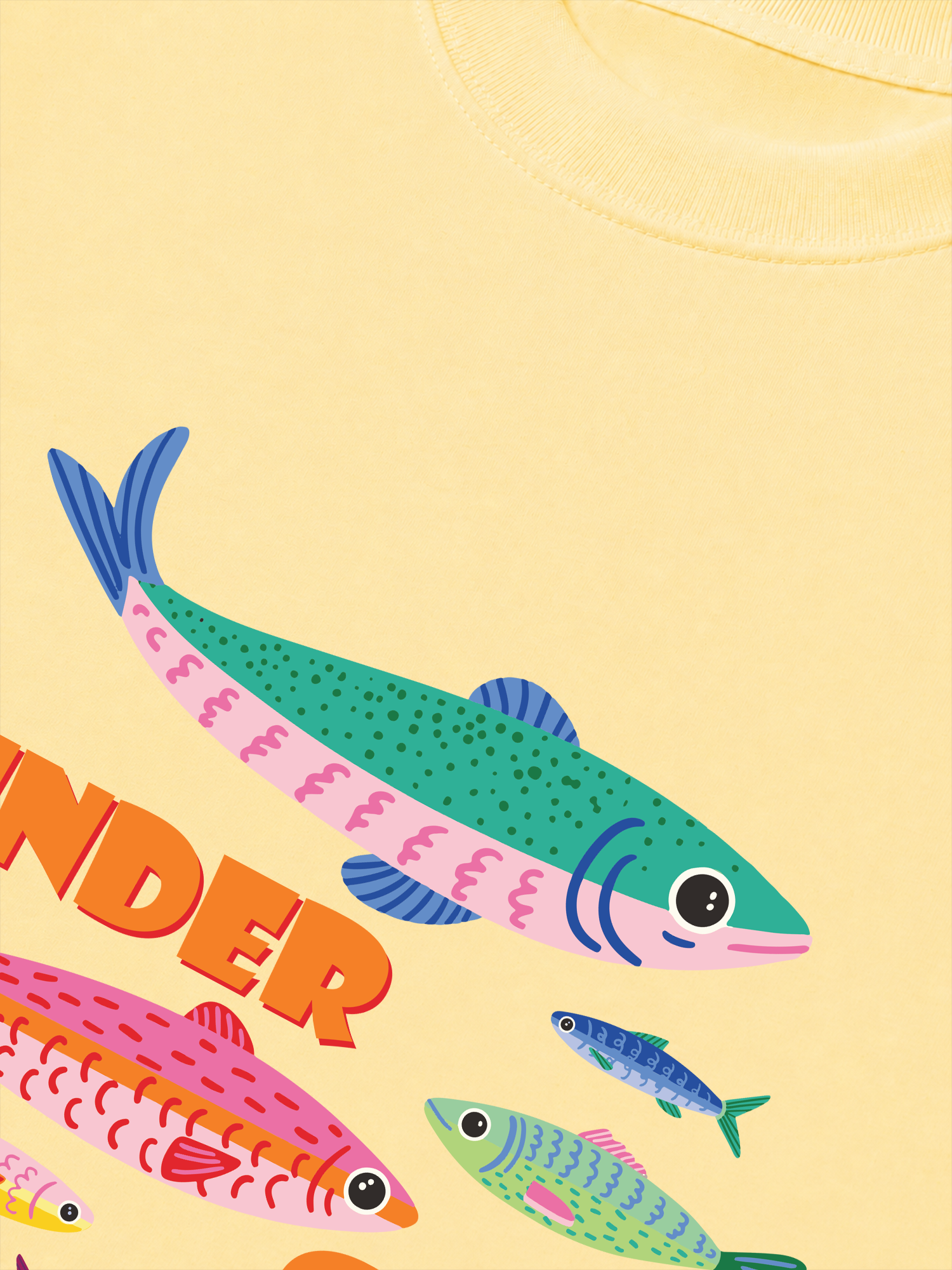 Áo Thun Relaxed Fit Tshirt Tropical Sardine