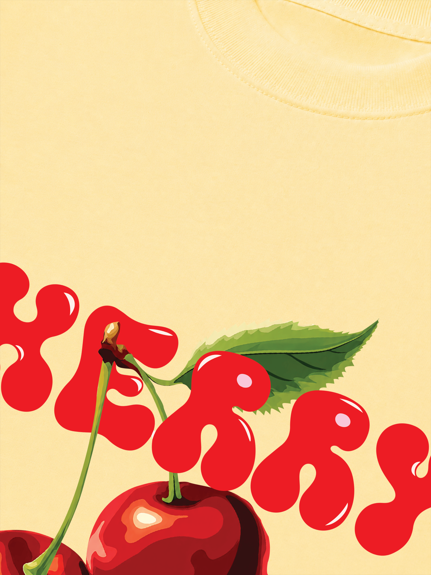 Áo Thun Relaxed Fit Tropical Cherry