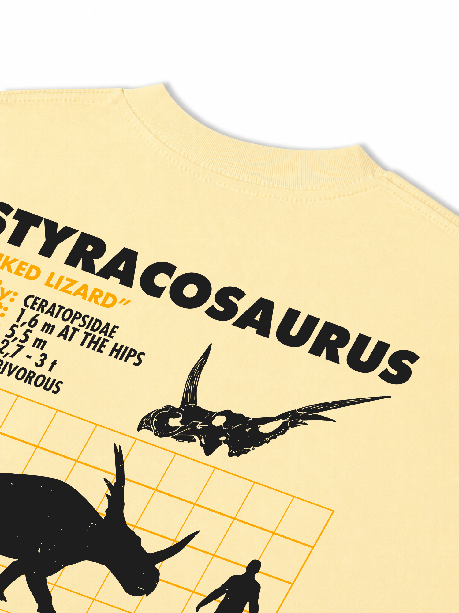 Áo Thun Relaxed Fit Analysis Table Styracosaurus