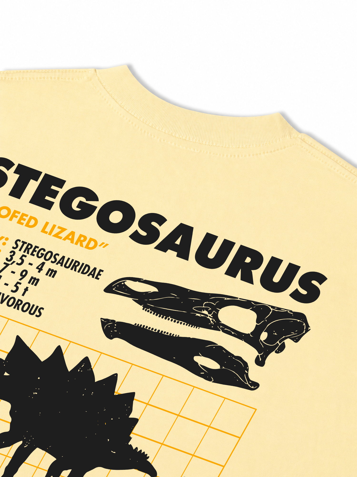 Áo Thun Relaxed Fit Analysis Table Stegosaurus