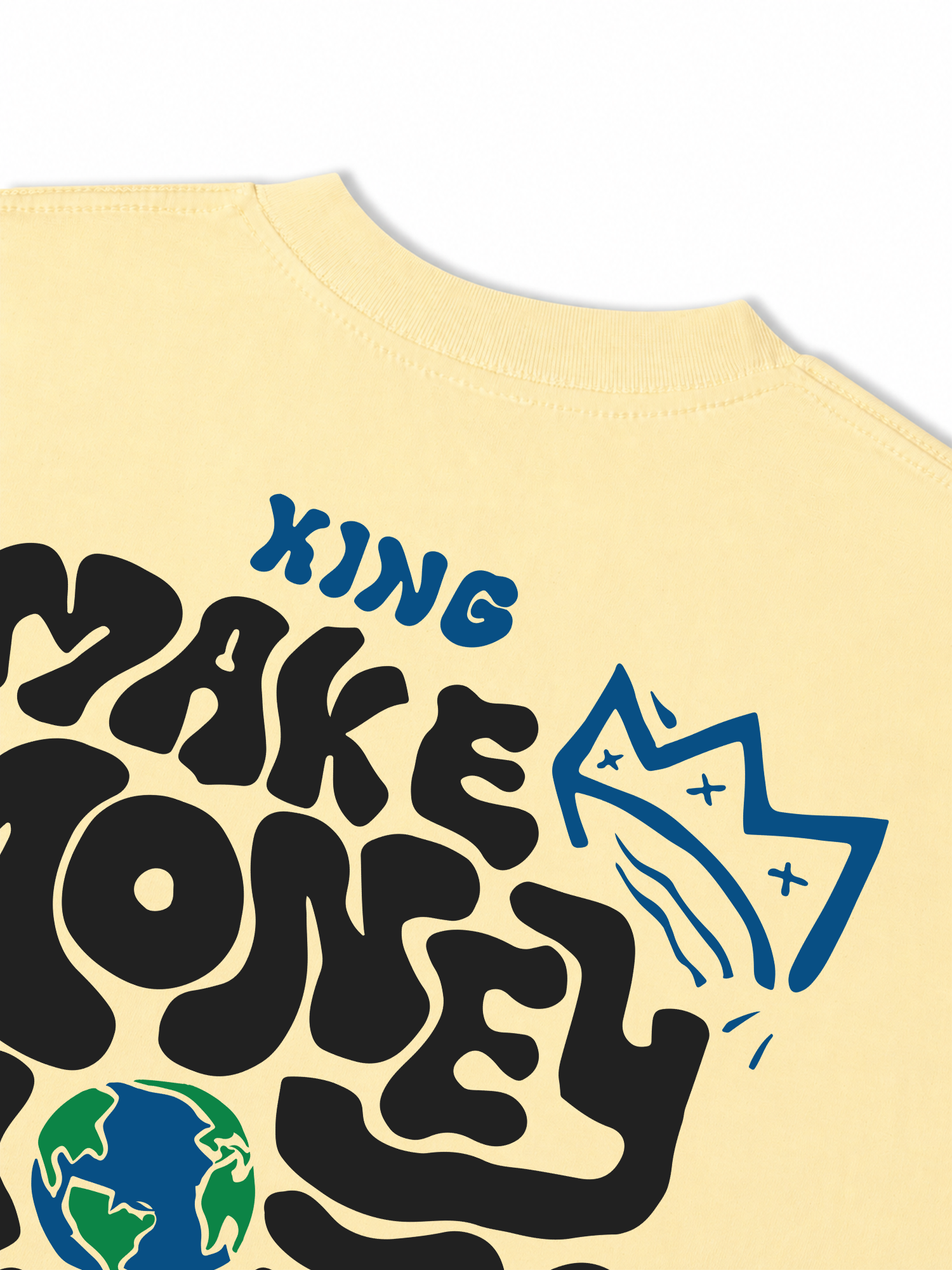 Áo Thun Relaxed Fit Money King Make Not Friend