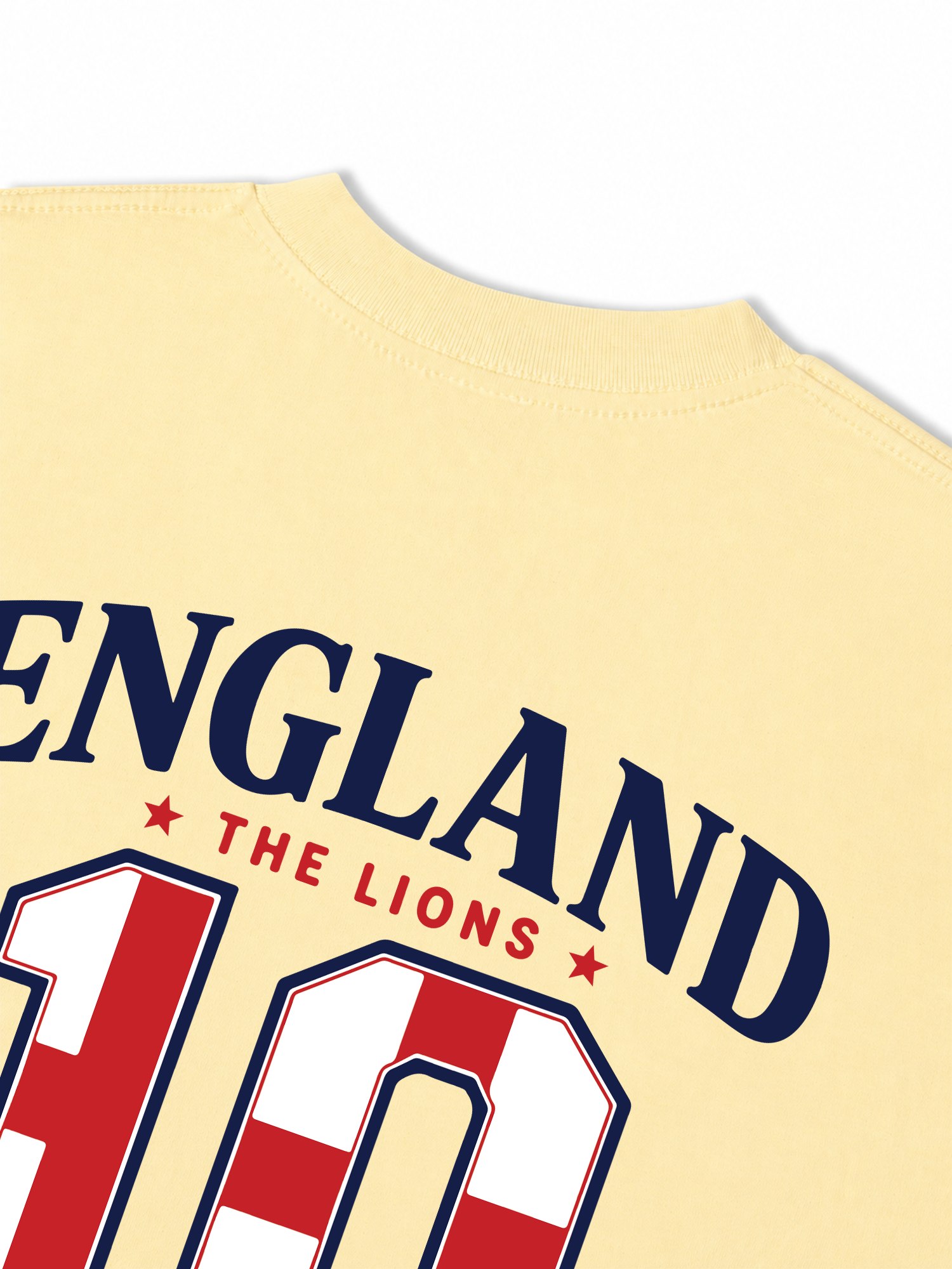 Áo Thun Relaxed Fit Soccer England Red White Spirit
