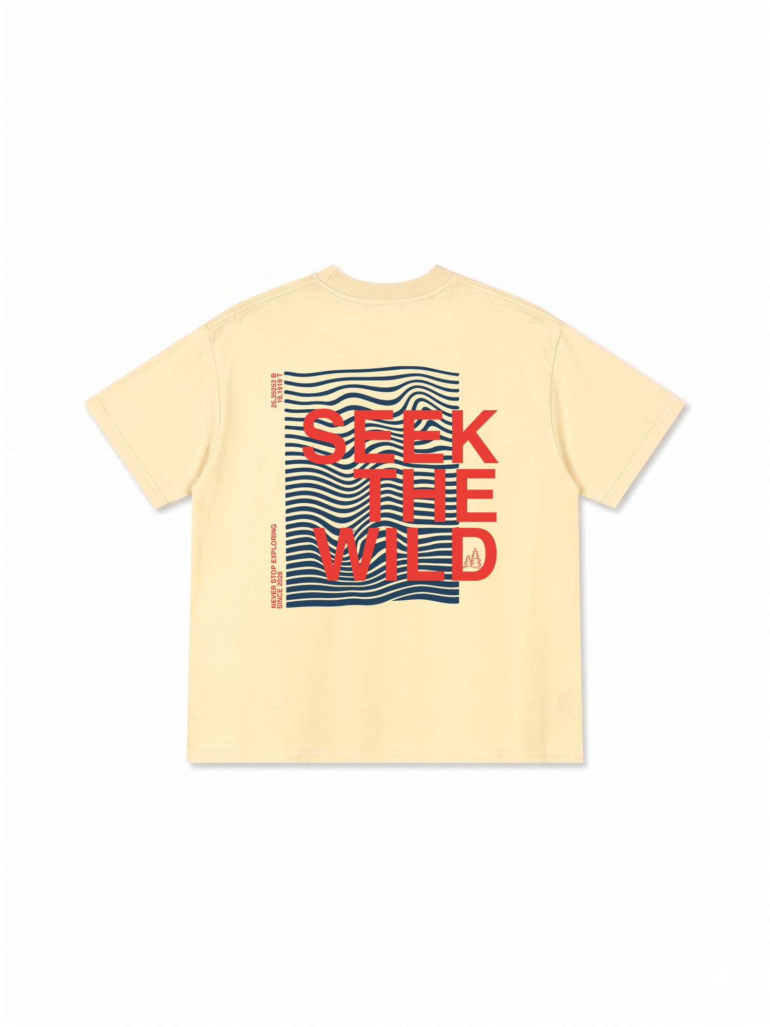 Áo Thun Relaxed Fit Adventure Seek The Wild Since 2026