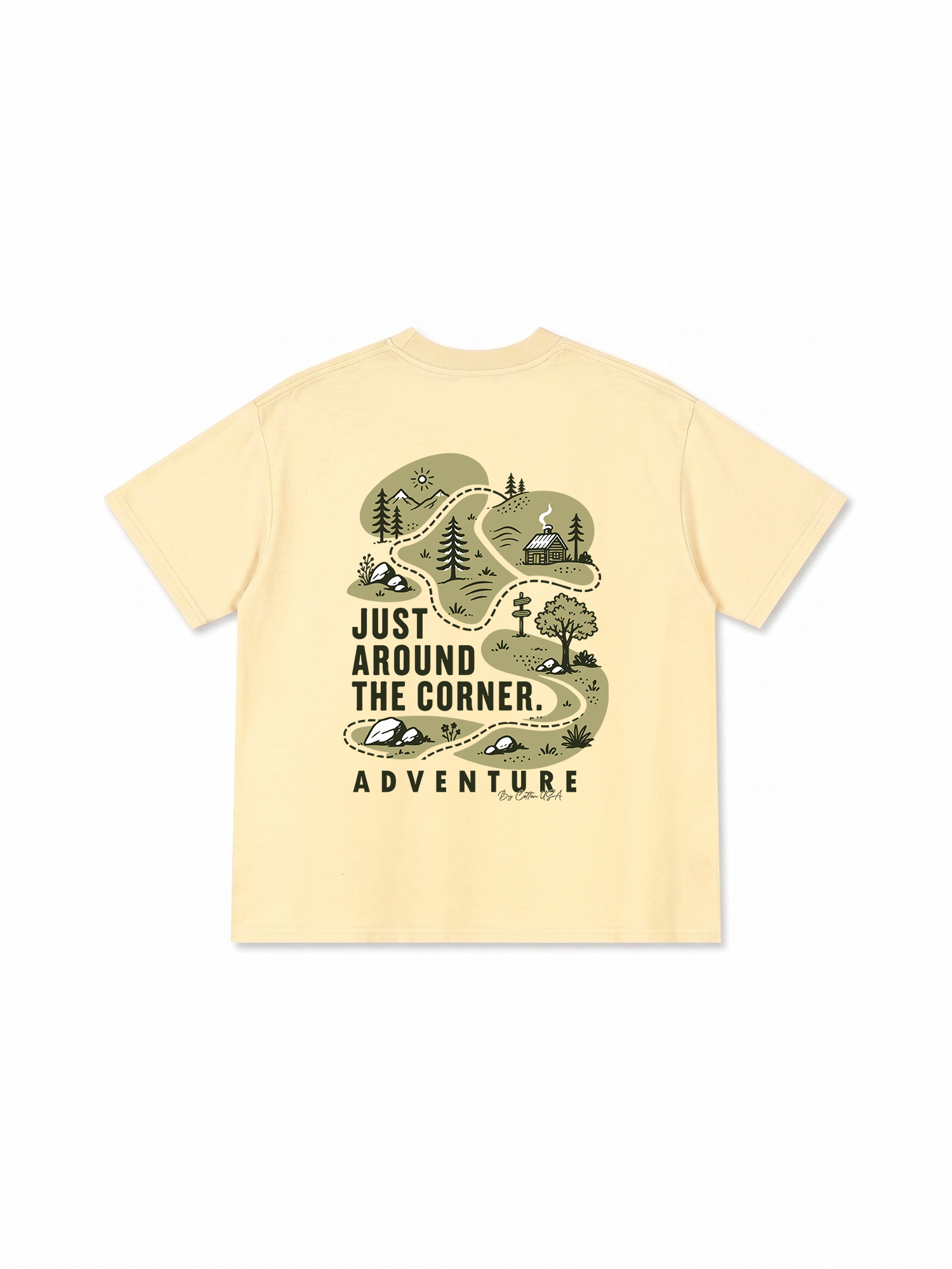 Áo Thun Relaxed Fit Adventure By Cotton USA