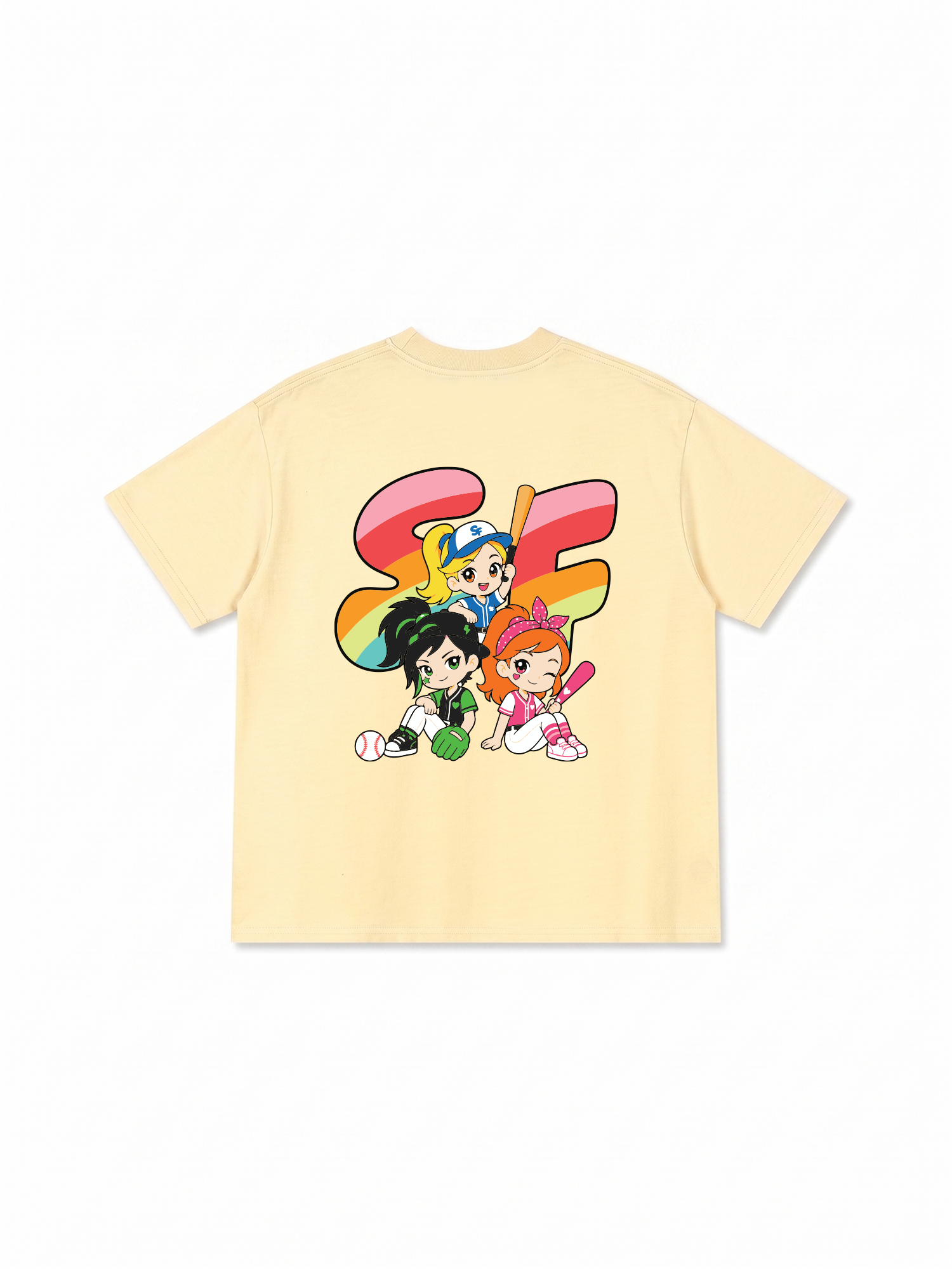 Áo Thun Relaxed Fit Baseball Dream Girls SF