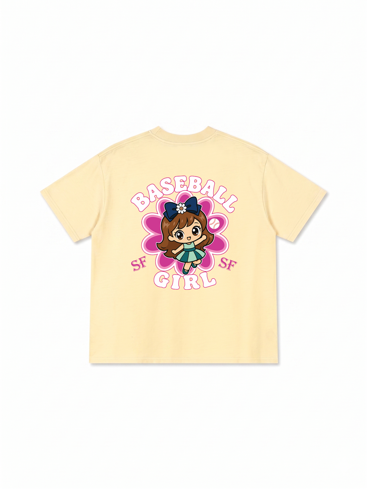 Áo Thun Relaxed Fit Baseball Pink SF