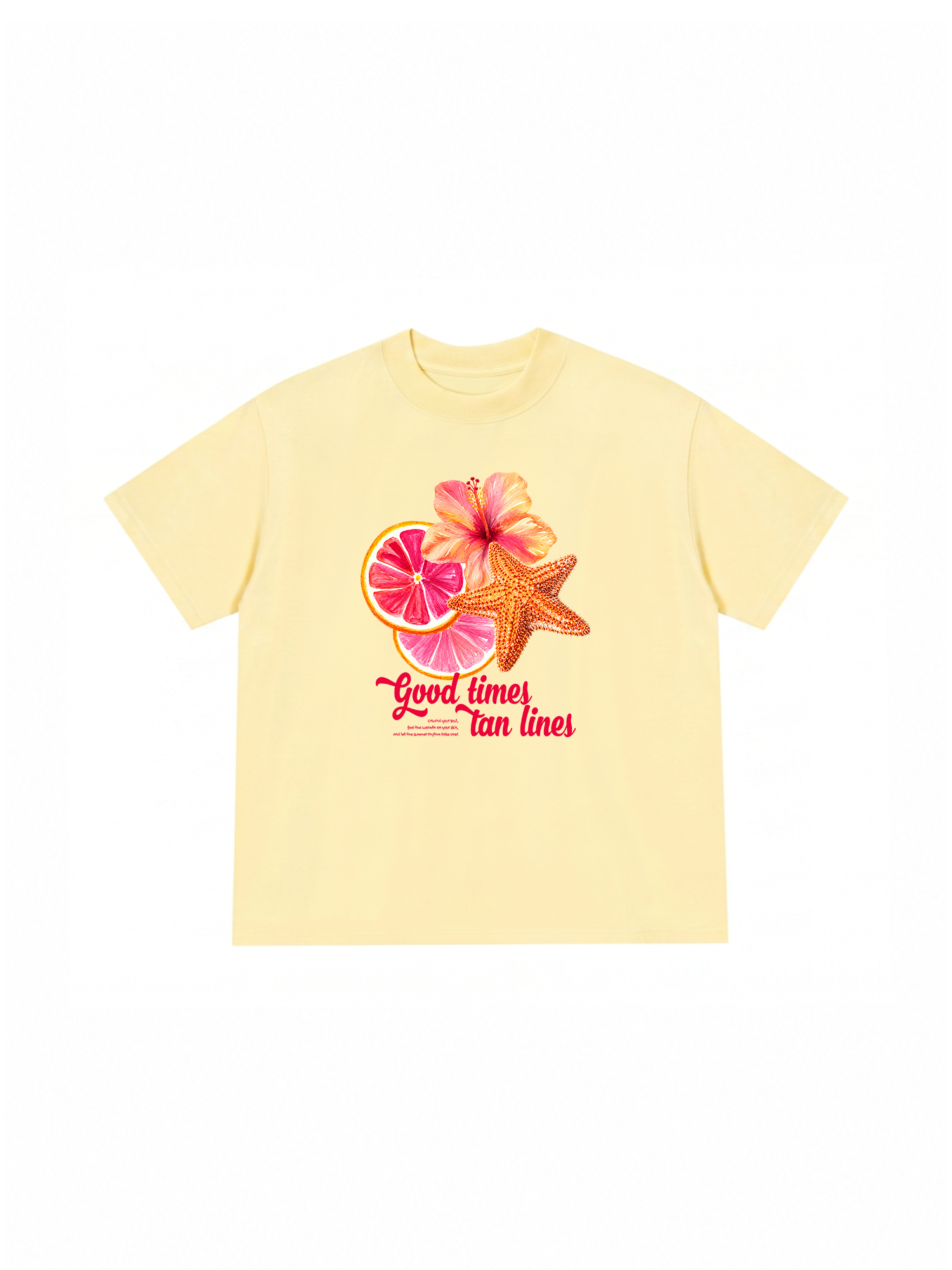 Áo Thun Relaxed Fit Tshirt Tropical Good Time & Tan Lines