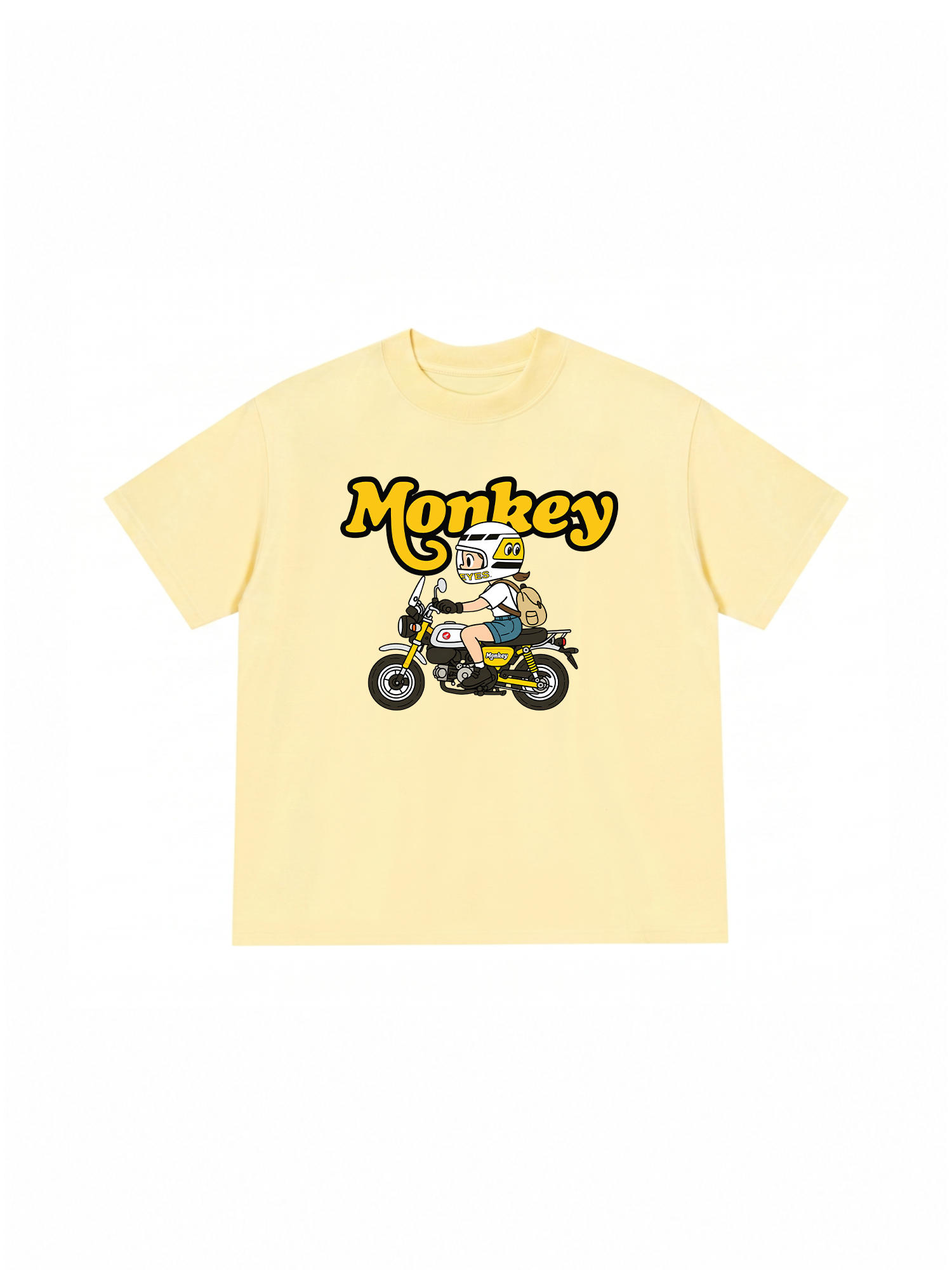 Áo Thun Relaxed Fit Motobike Monkey