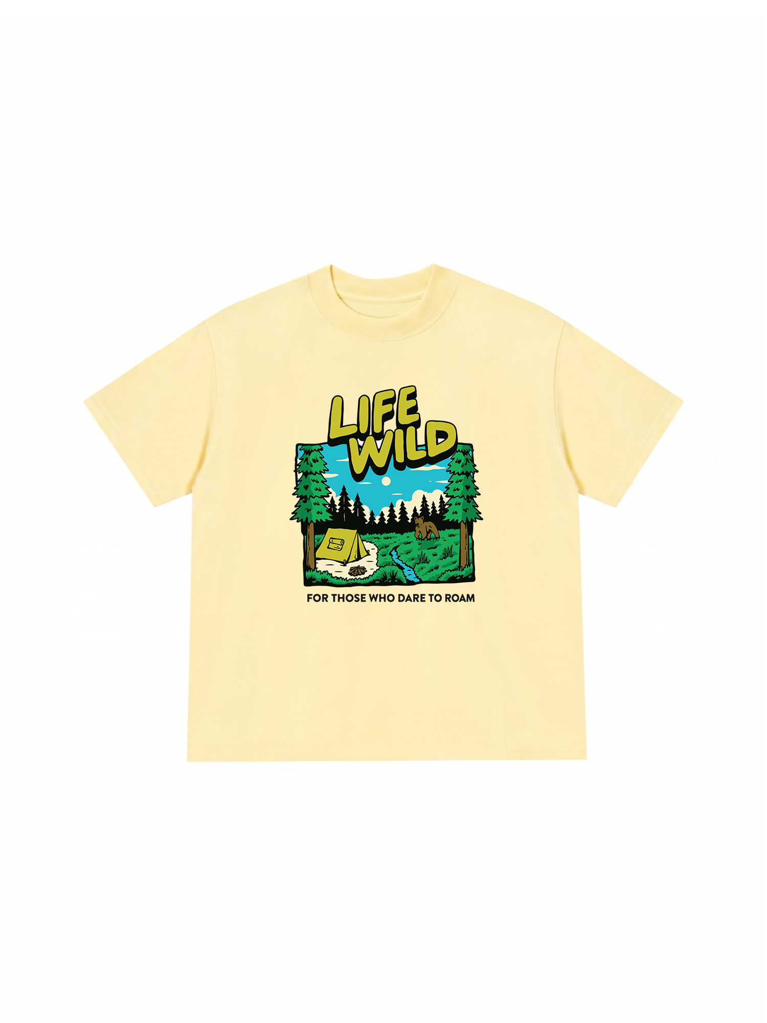 Áo Thun Relaxed Fit Adventure Life Wild
