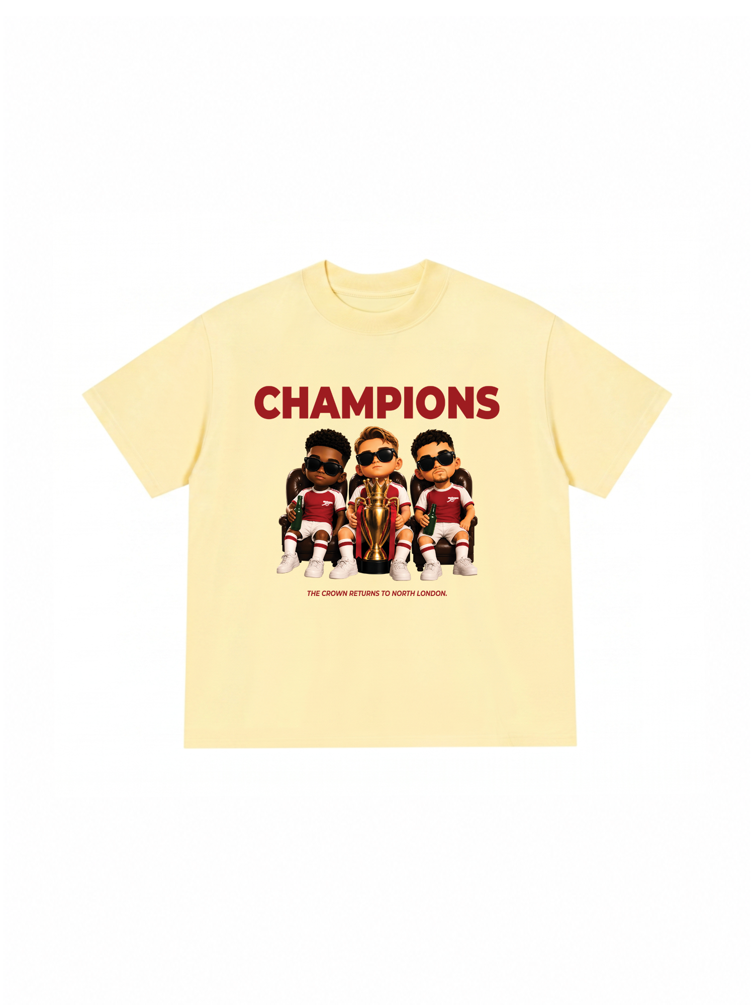 Áo Thun Relaxed Fit Soccer Champions Arsenal