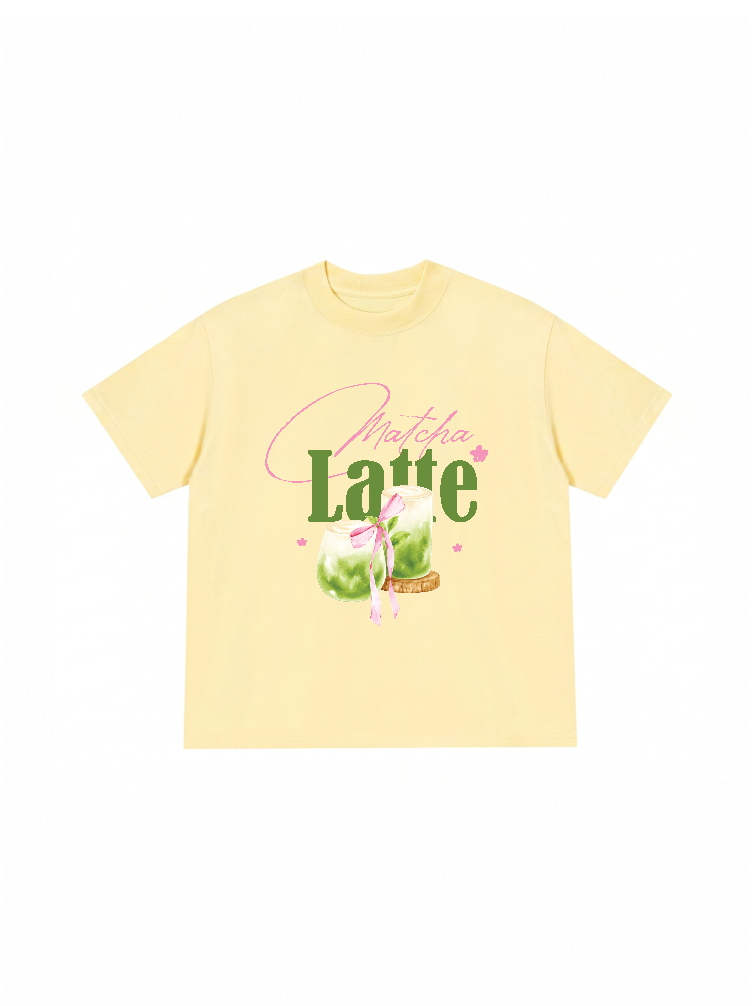 Áo Thun Relaxed Fit Daily Cup Matcha Latte