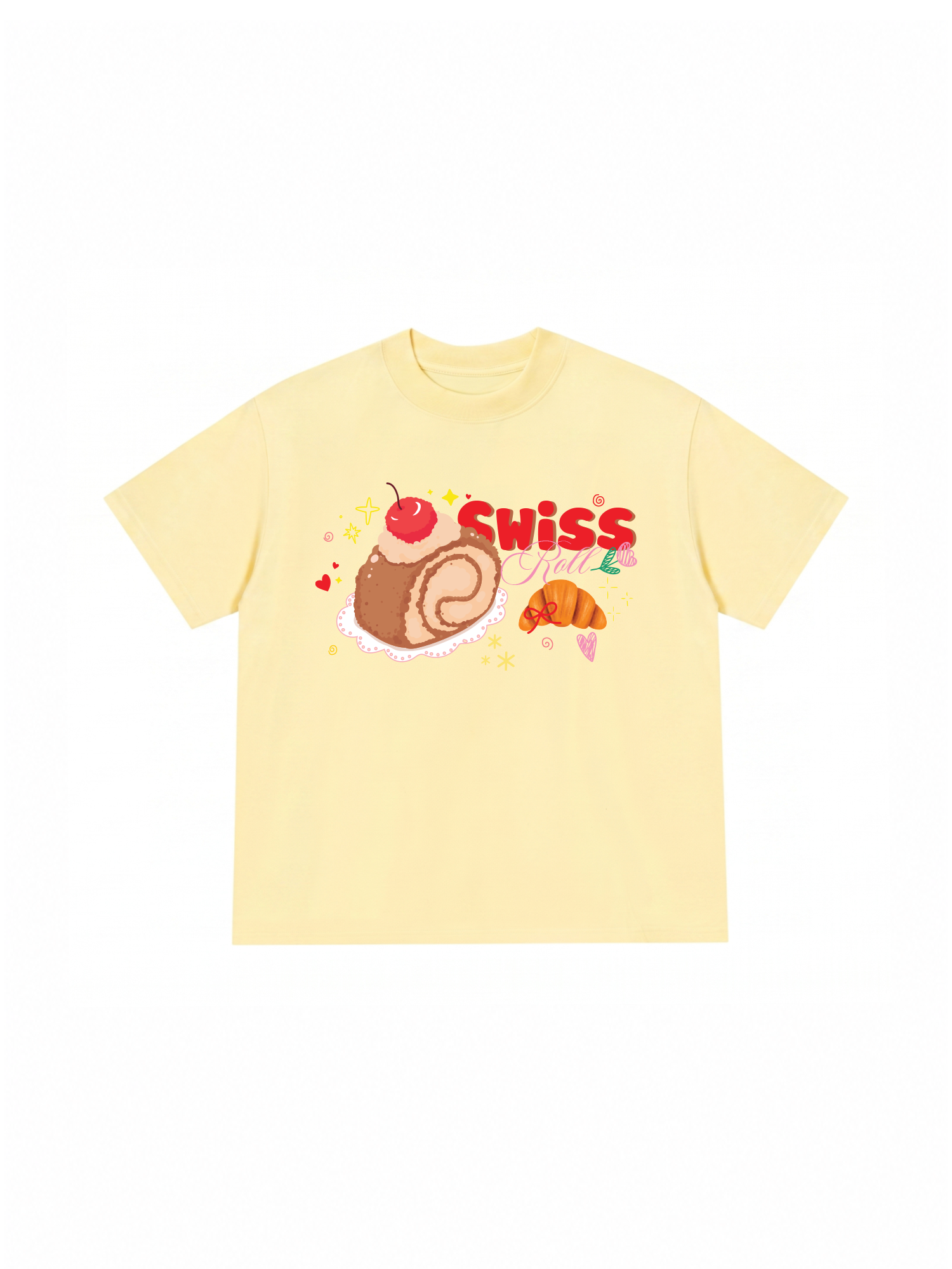 Áo Thun Relaxed Fit Swiss Roll