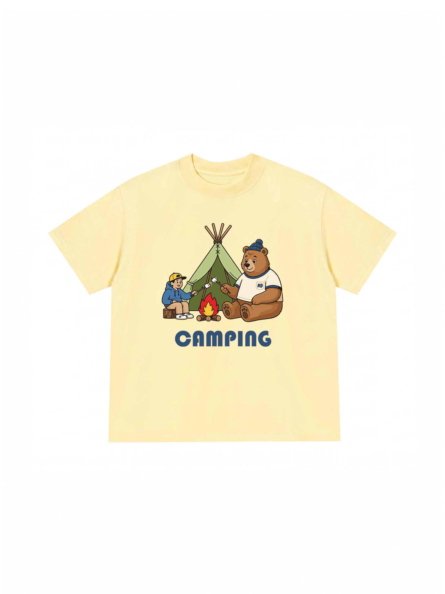 Áo Thun Relaxed Fit Adventure Camping