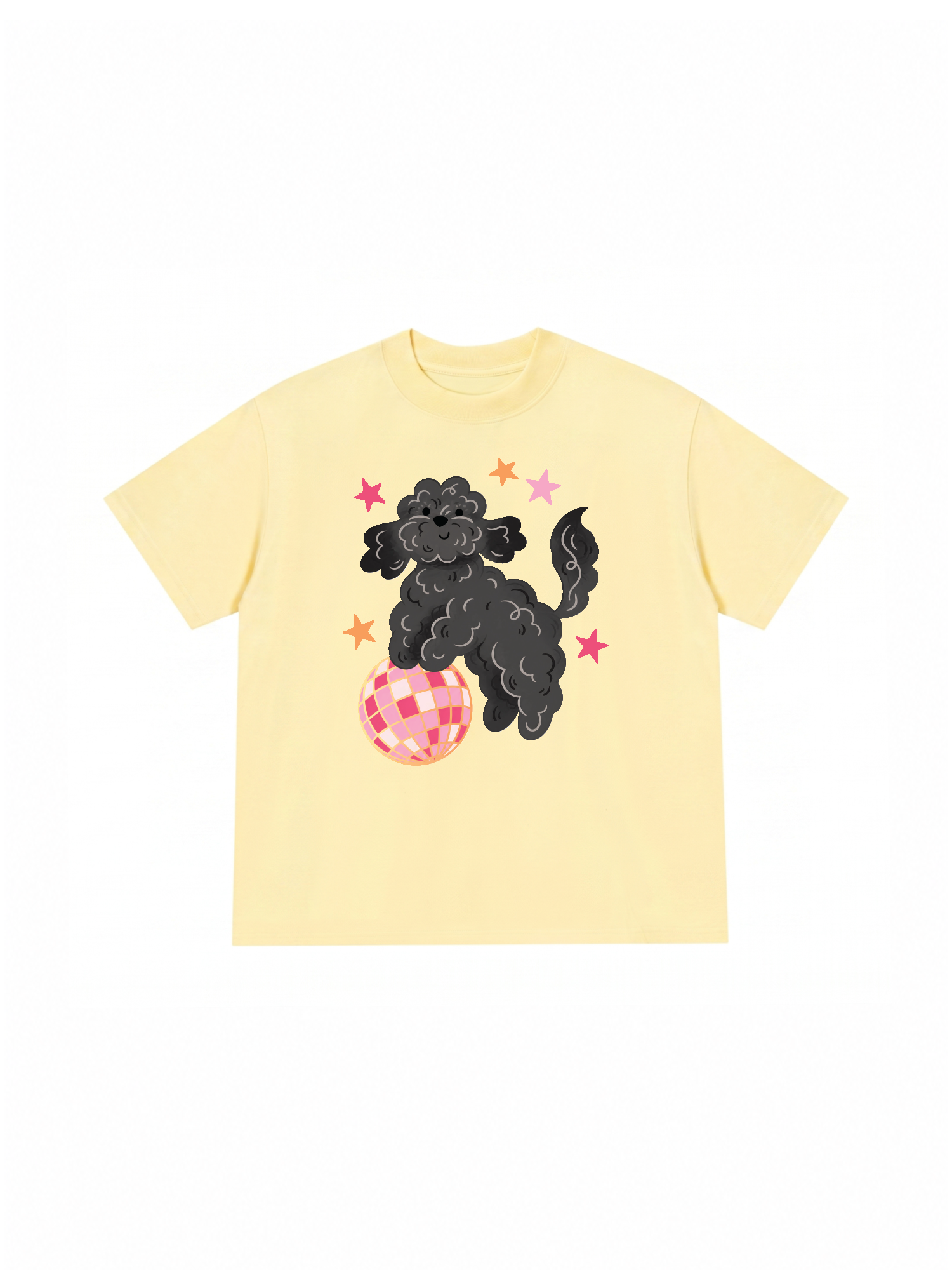 Áo Thun Relaxed Fit Soft Paw Poodle And Bling Ball