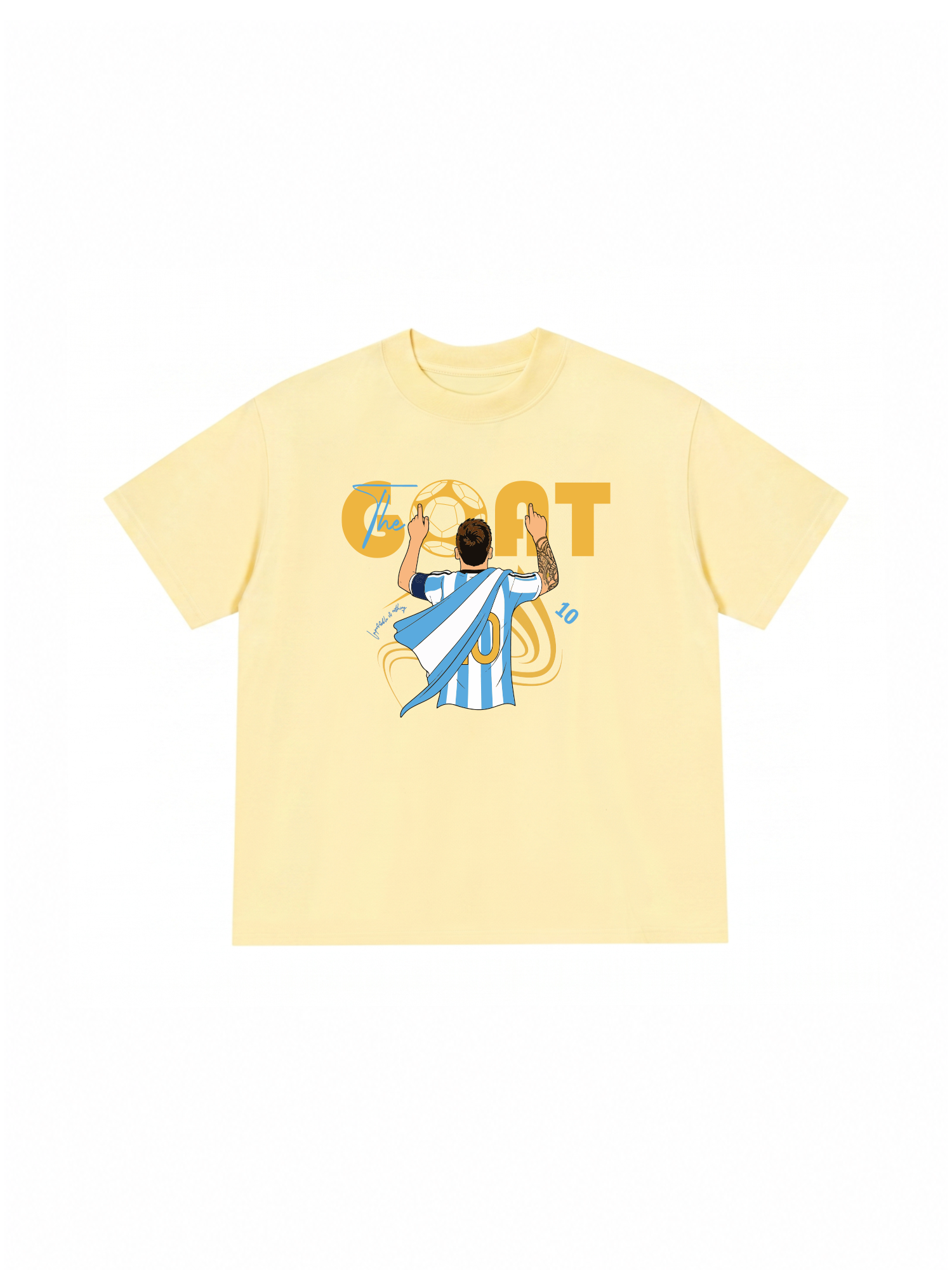 Áo Thun Relaxed Fit The Goat M10 Impossible Is Nothing