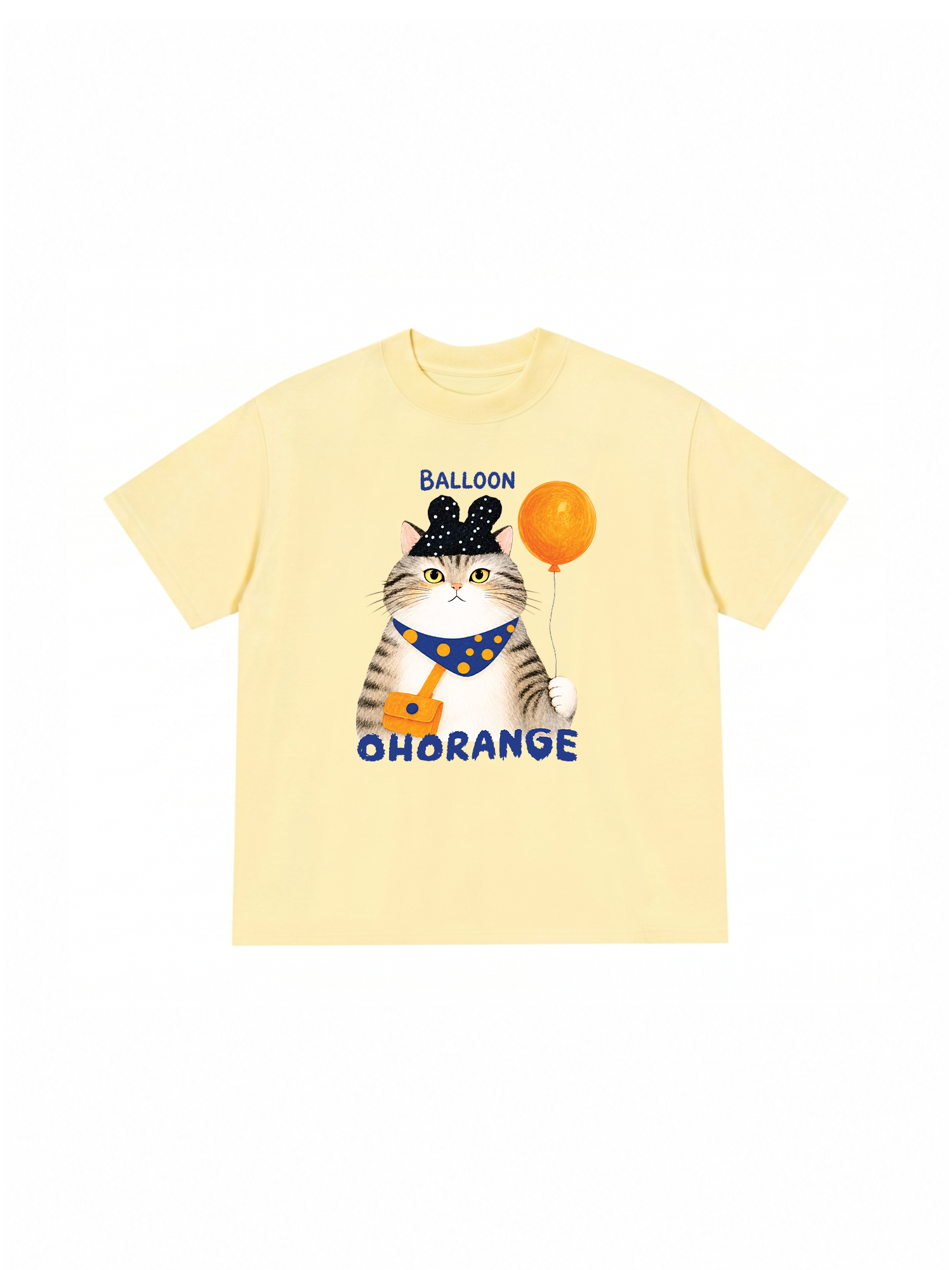 Áo Thun Relaxed Fit Soft Paw Meaw With Balloon