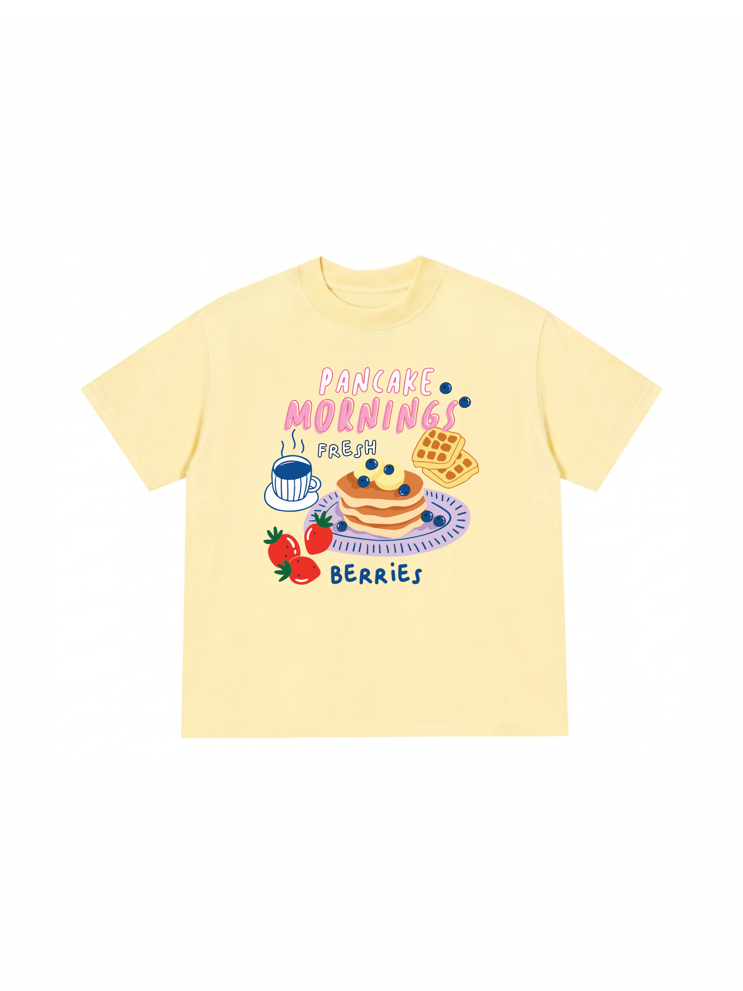 Áo Thun Relaxed Fit Pancake Morning Fresh