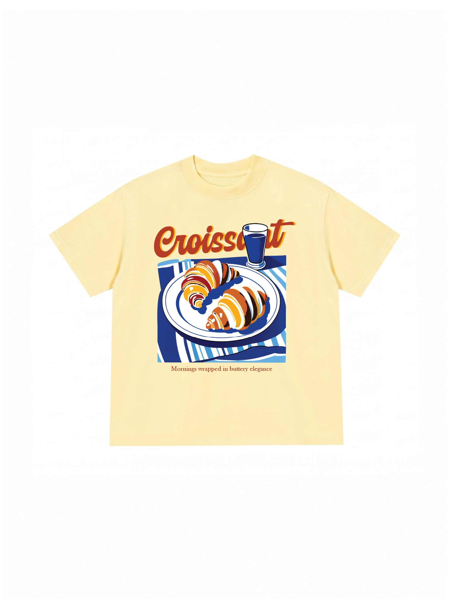 Áo Thun Relaxed Fit Croissant