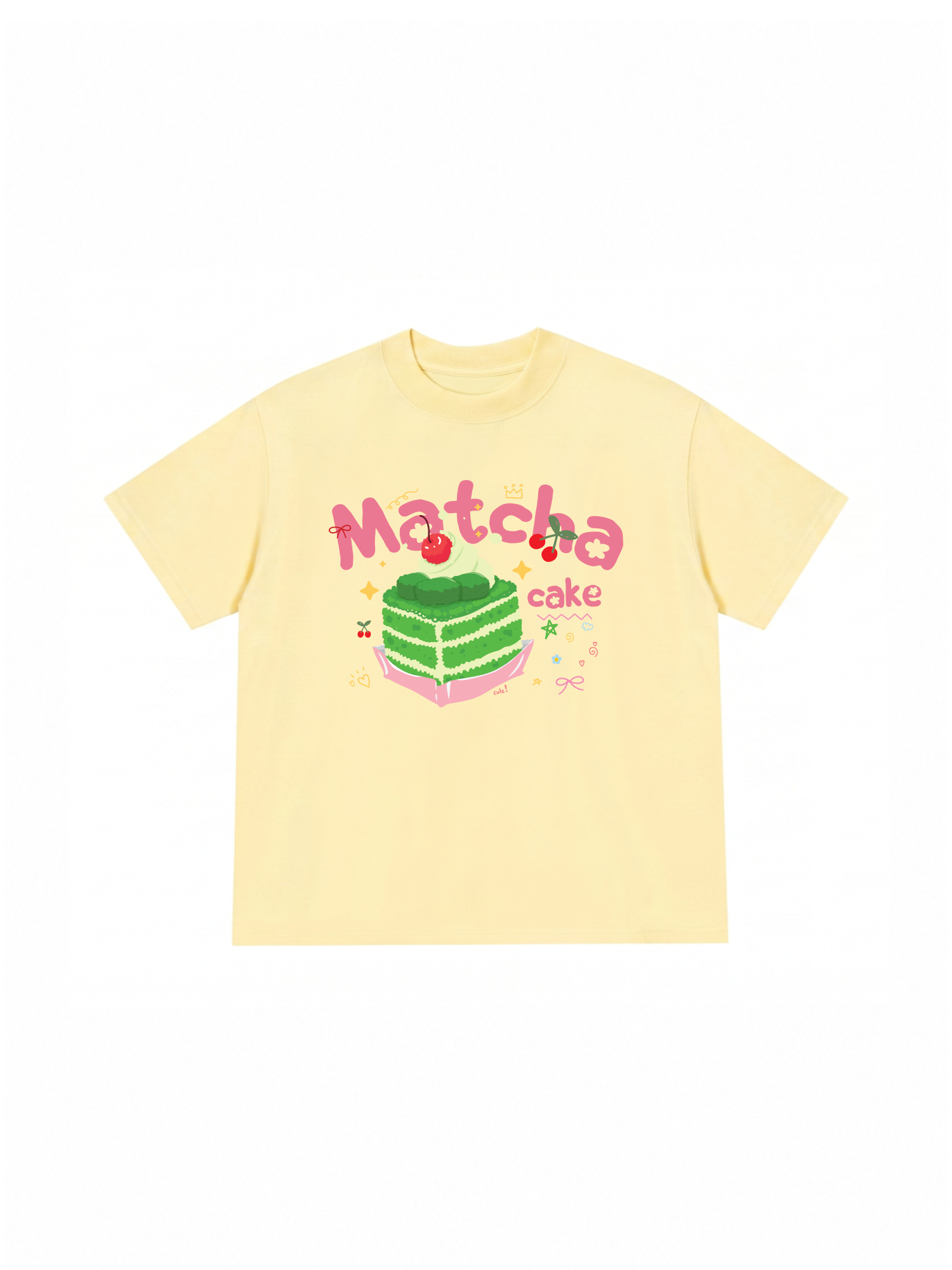 Áo Thun Relaxed Fit Matcha Cake