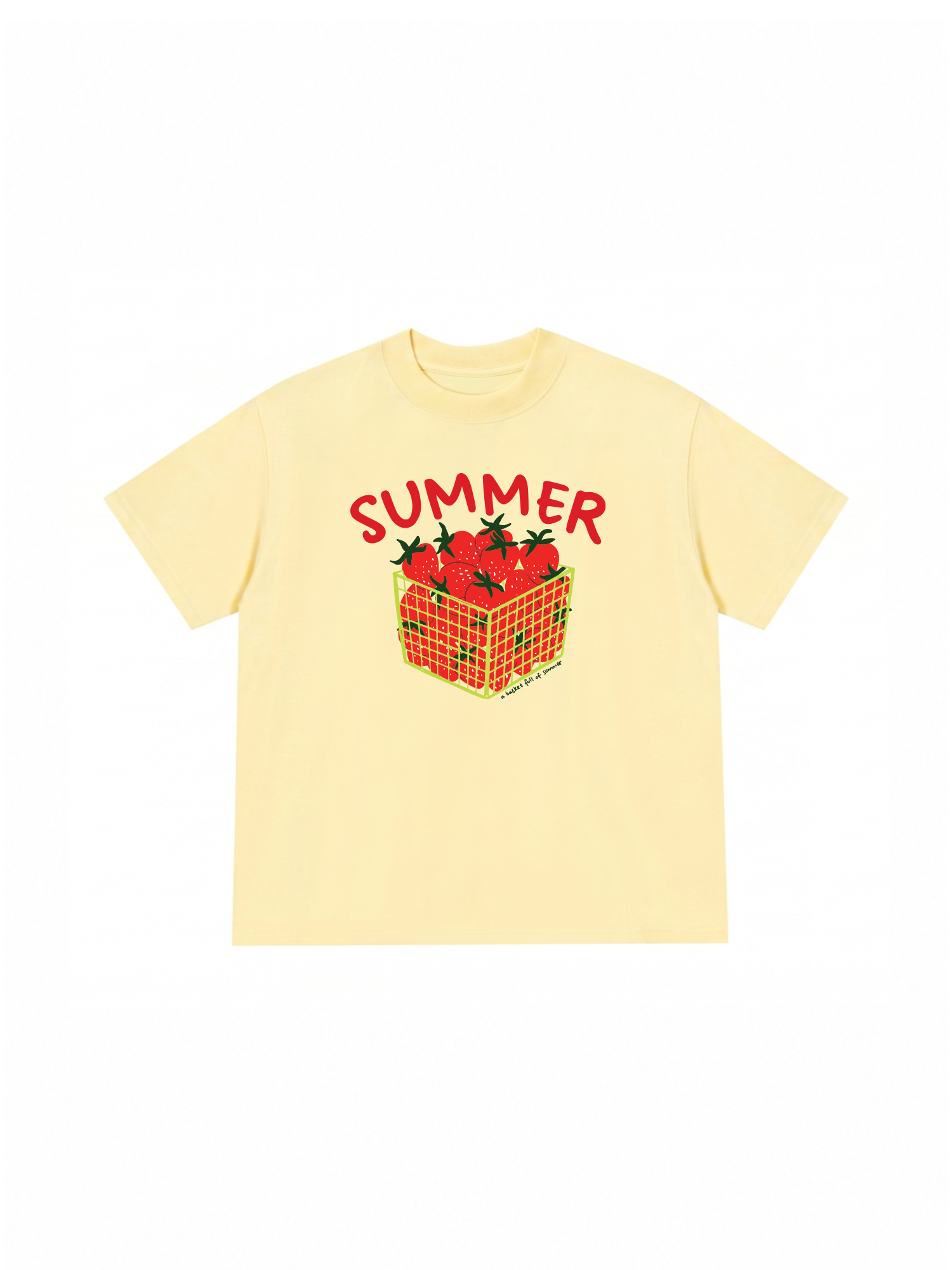 Áo Thun Relaxed Fit Tropical Strawberry