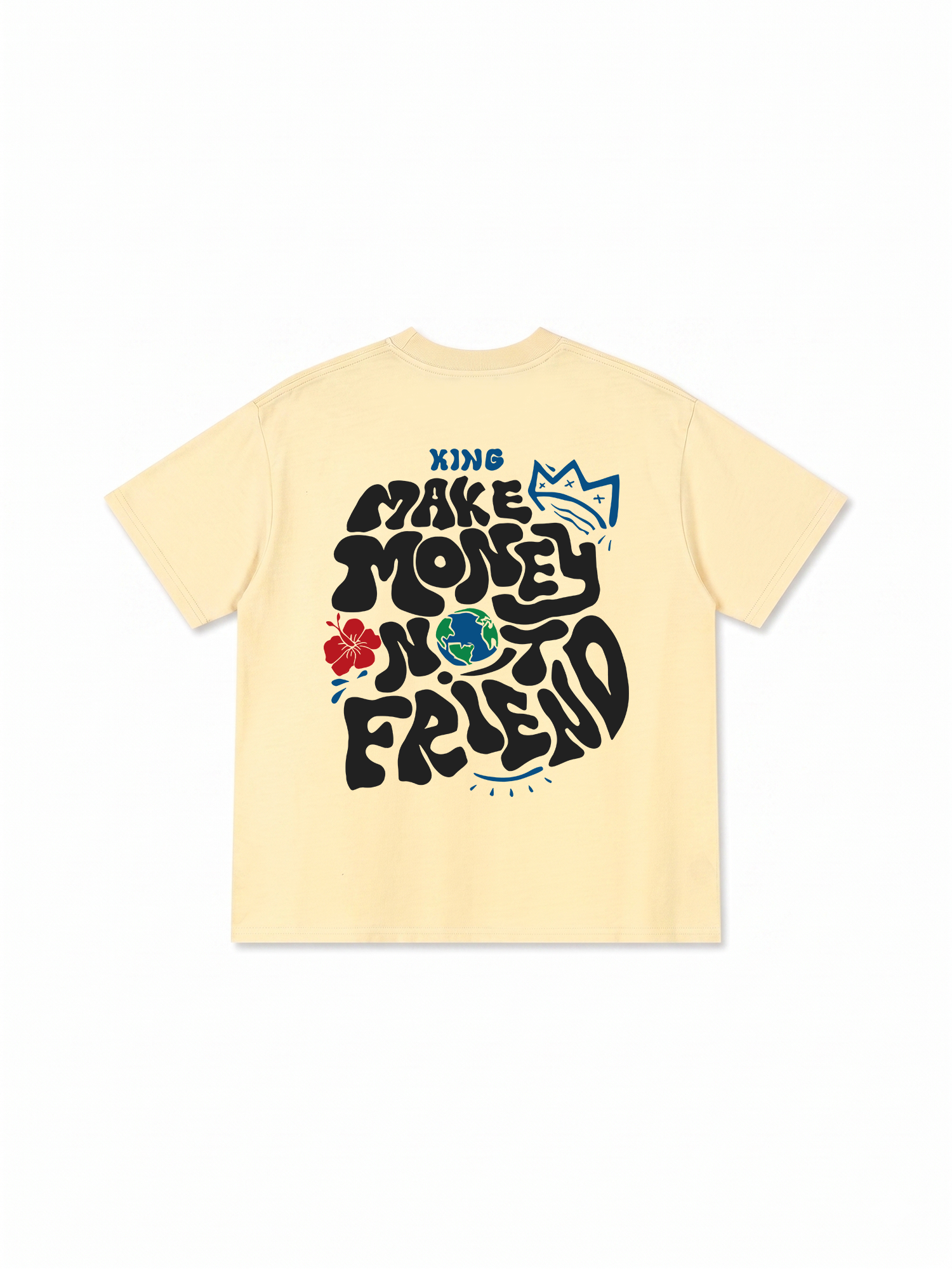 Áo Thun Relaxed Fit Money King Make Not Friend