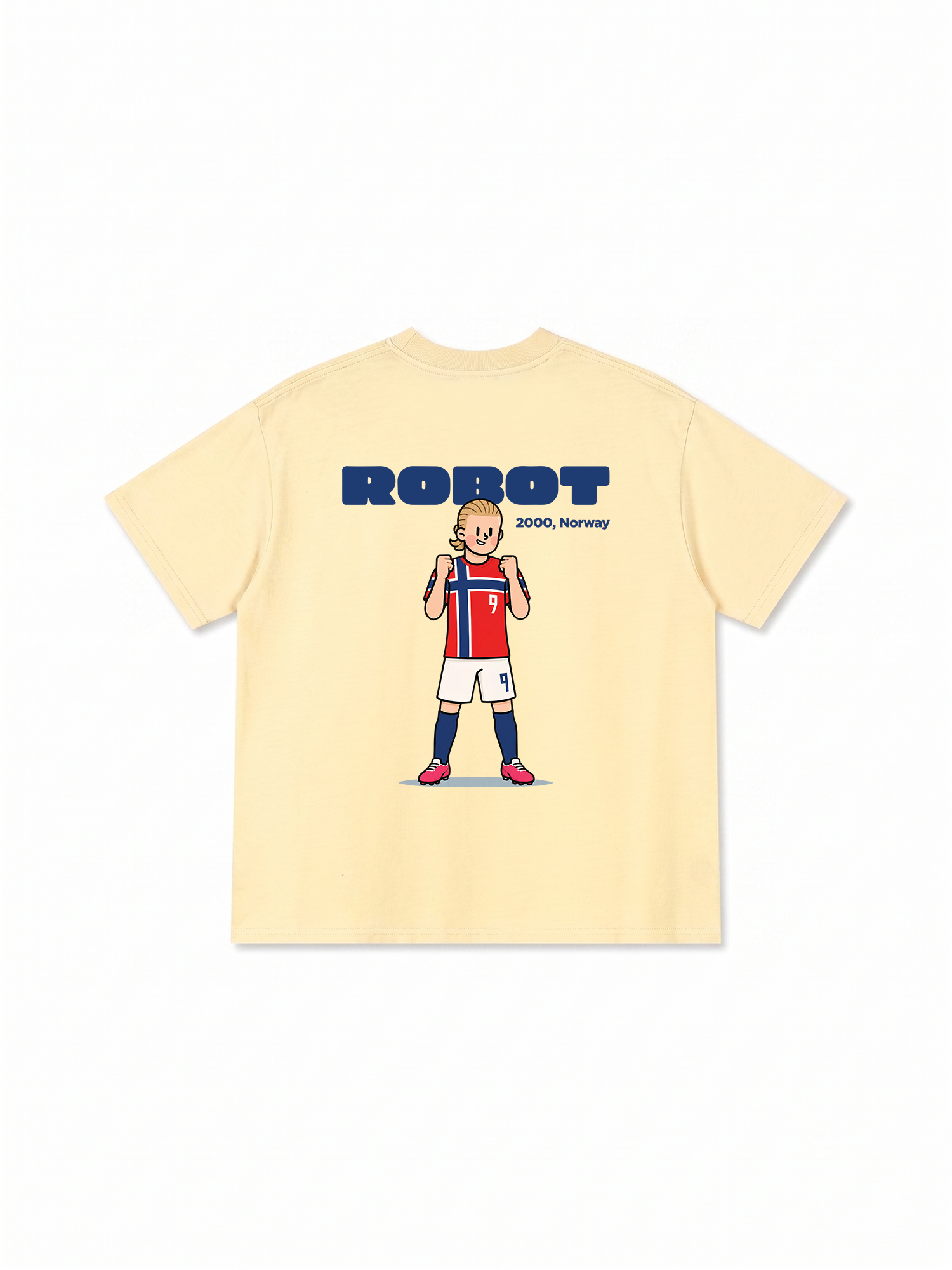Áo Thun Relaxed Fit Soccer 9 Robot
