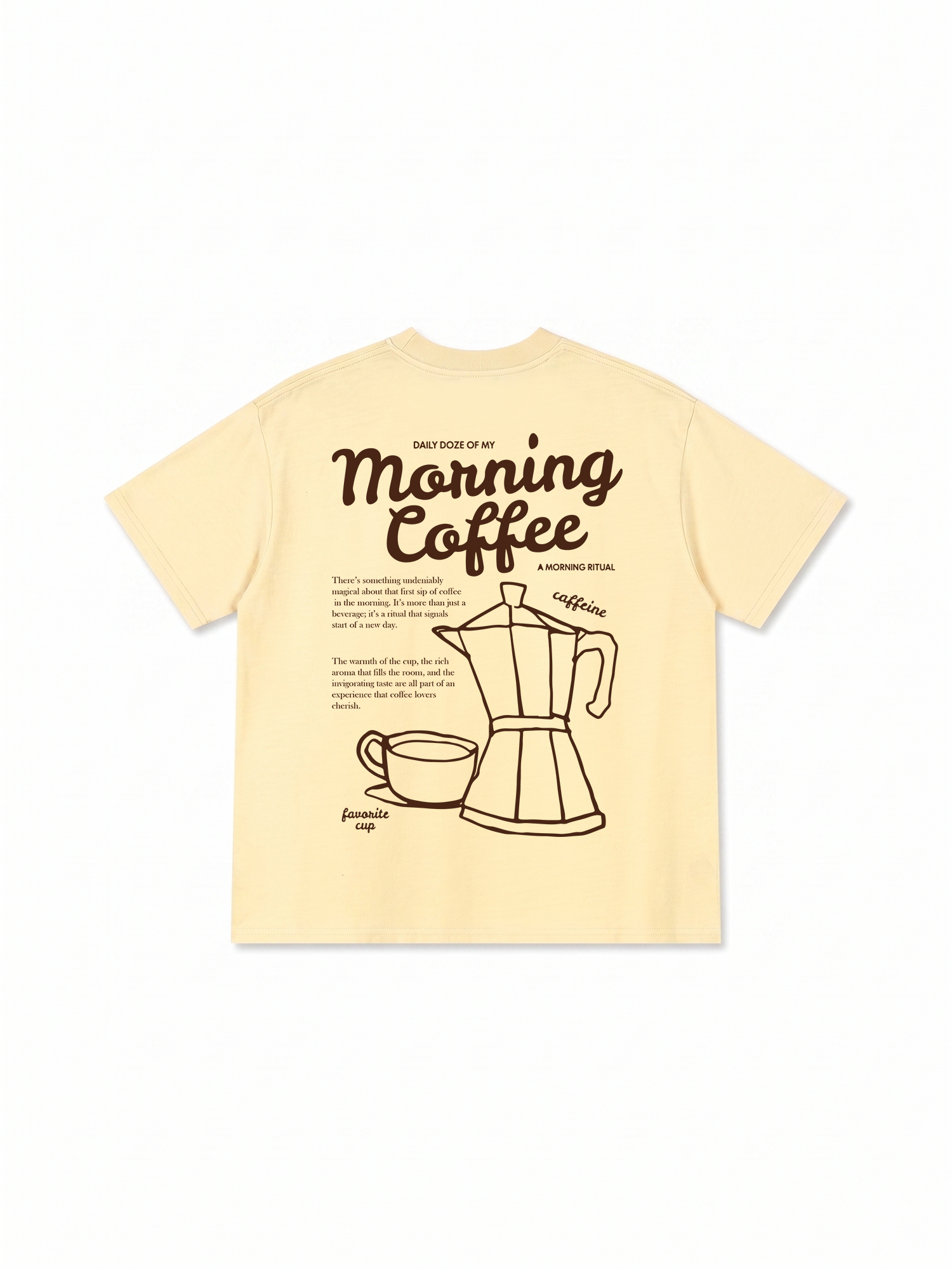 Áo Thun Relaxed Fit Morning Coffee