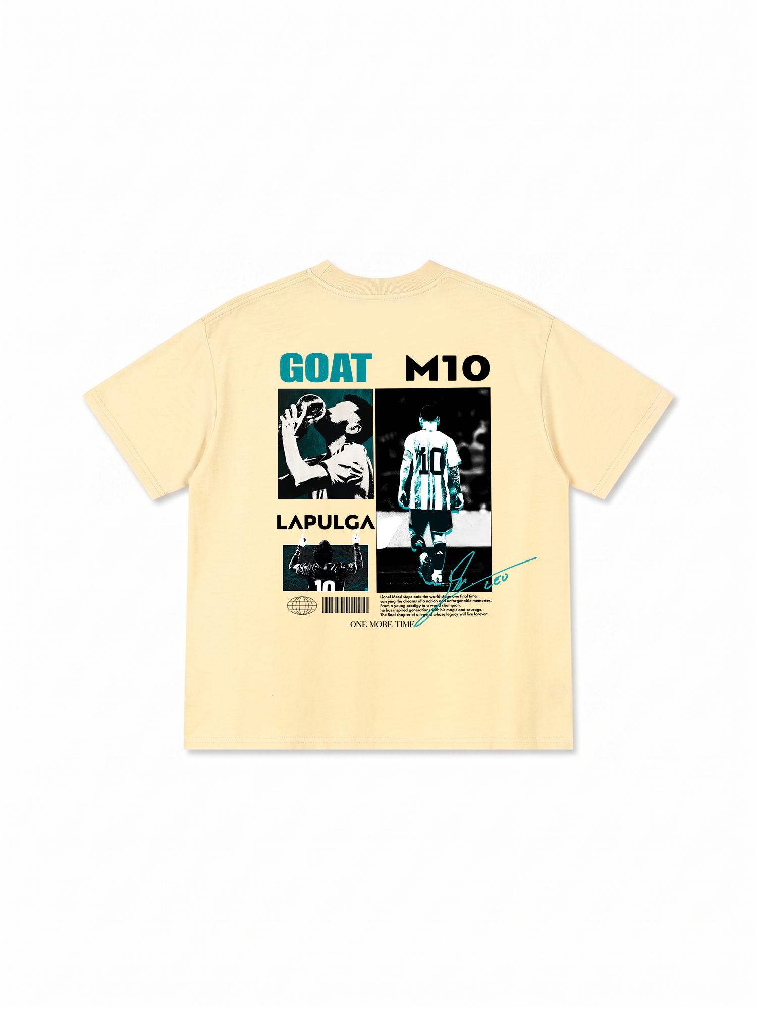 Áo Thun Relaxed Fit M10 - GOAT - ONE MORE TIME