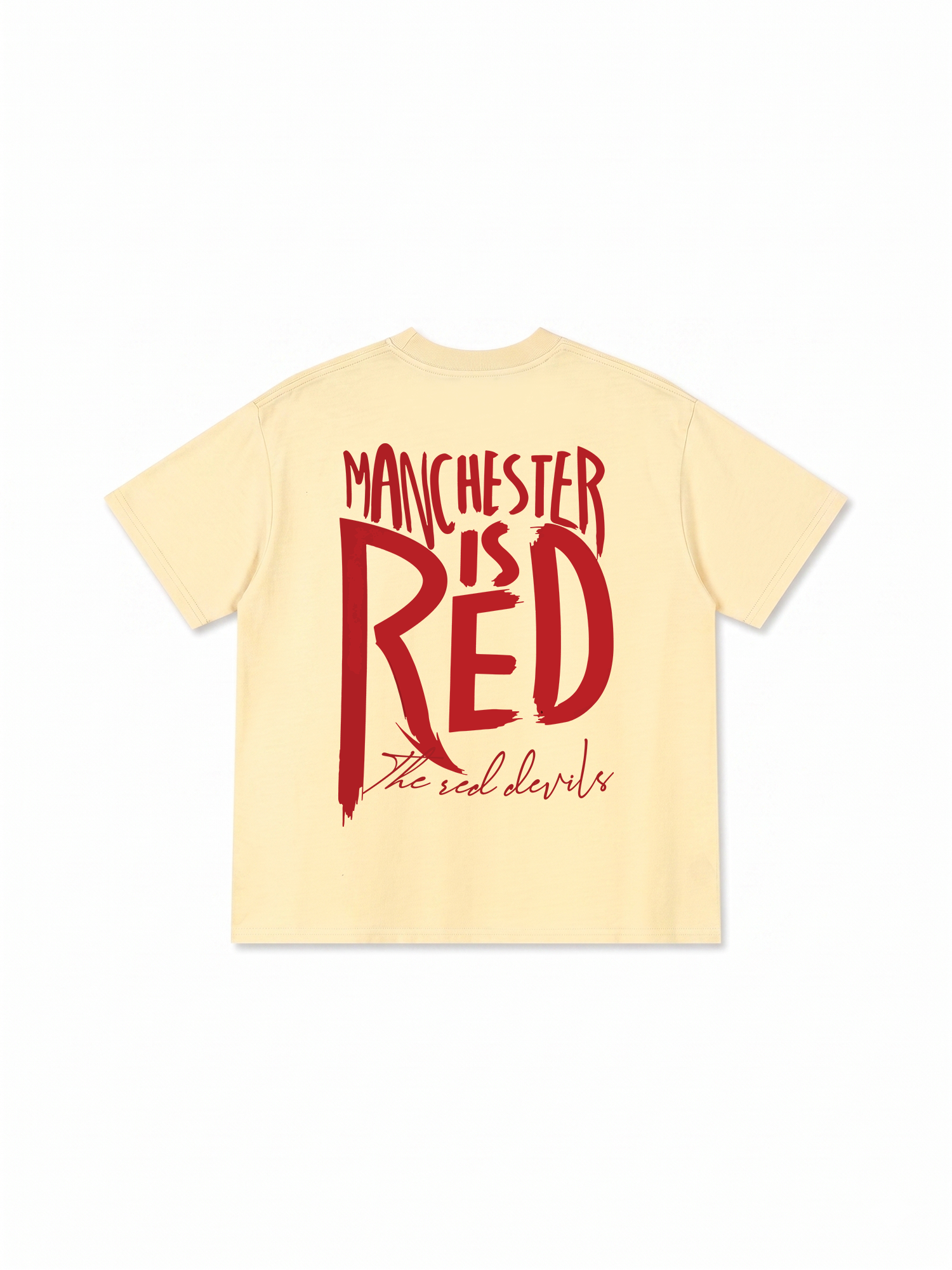 Áo Thun Relaxed Fit Soccer Manchester is Red