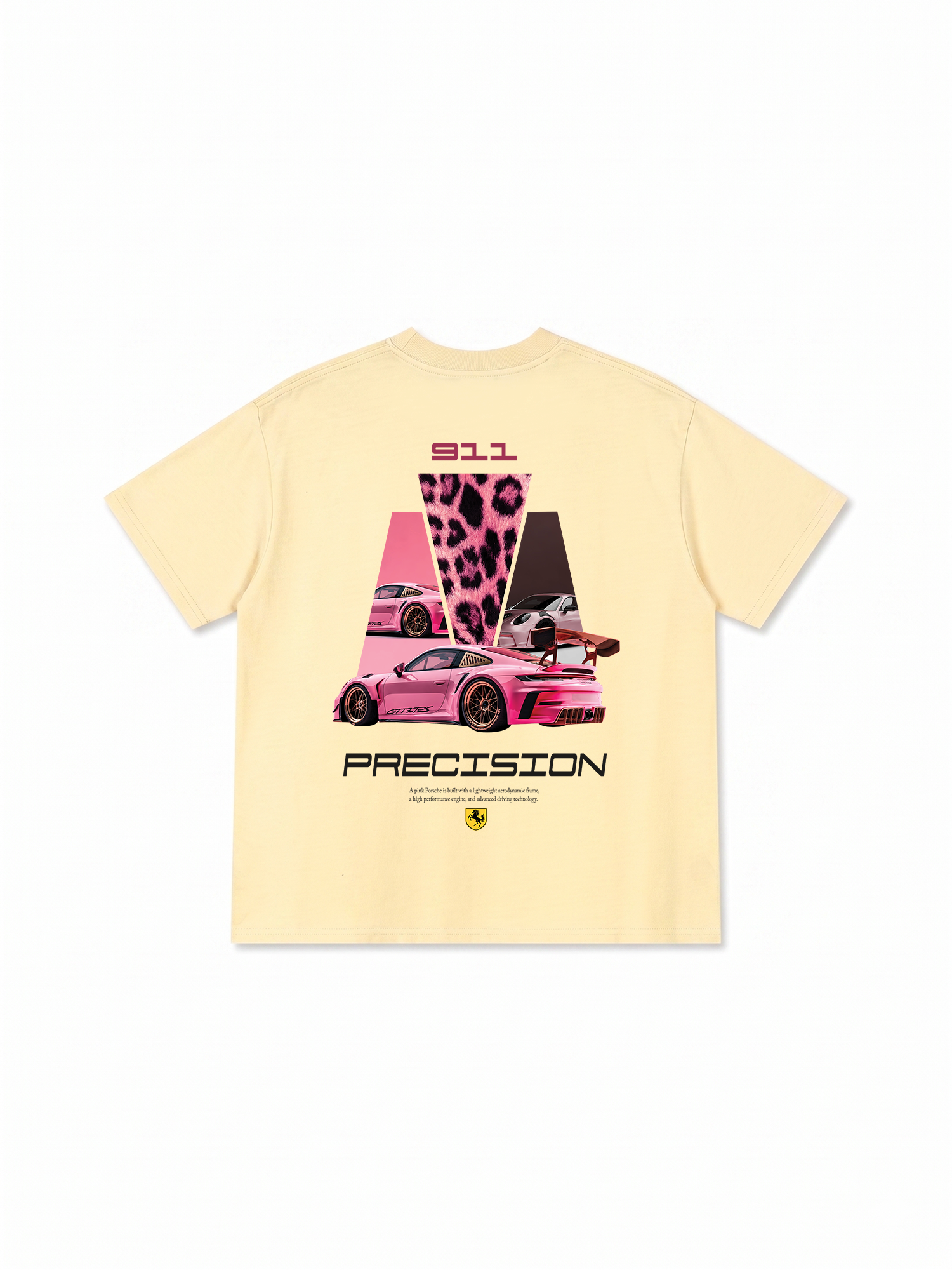 Áo Thun Relaxed Fit Leopard Pink 911